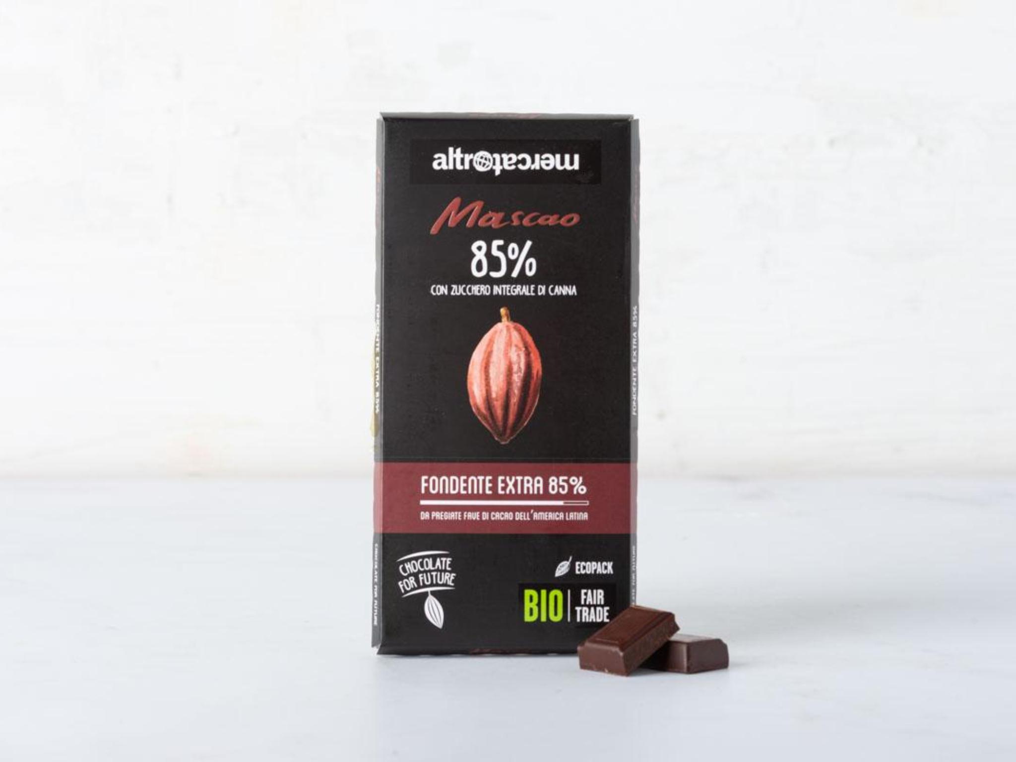 Cioccolato Mascao fondente extra 85% BIO