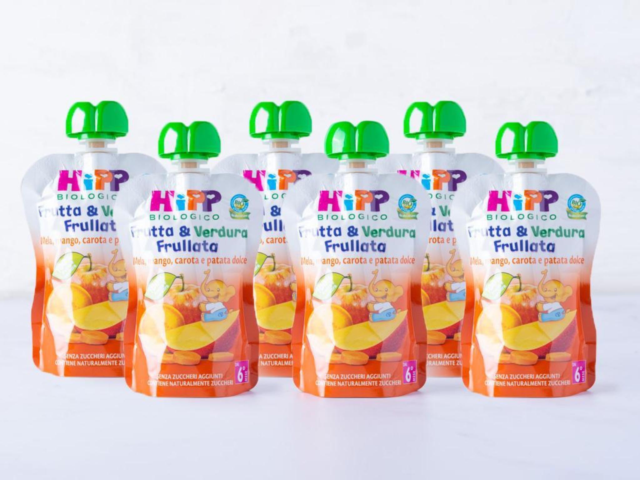 6 Frutta frullata mela mango carota e patata dolce BIO