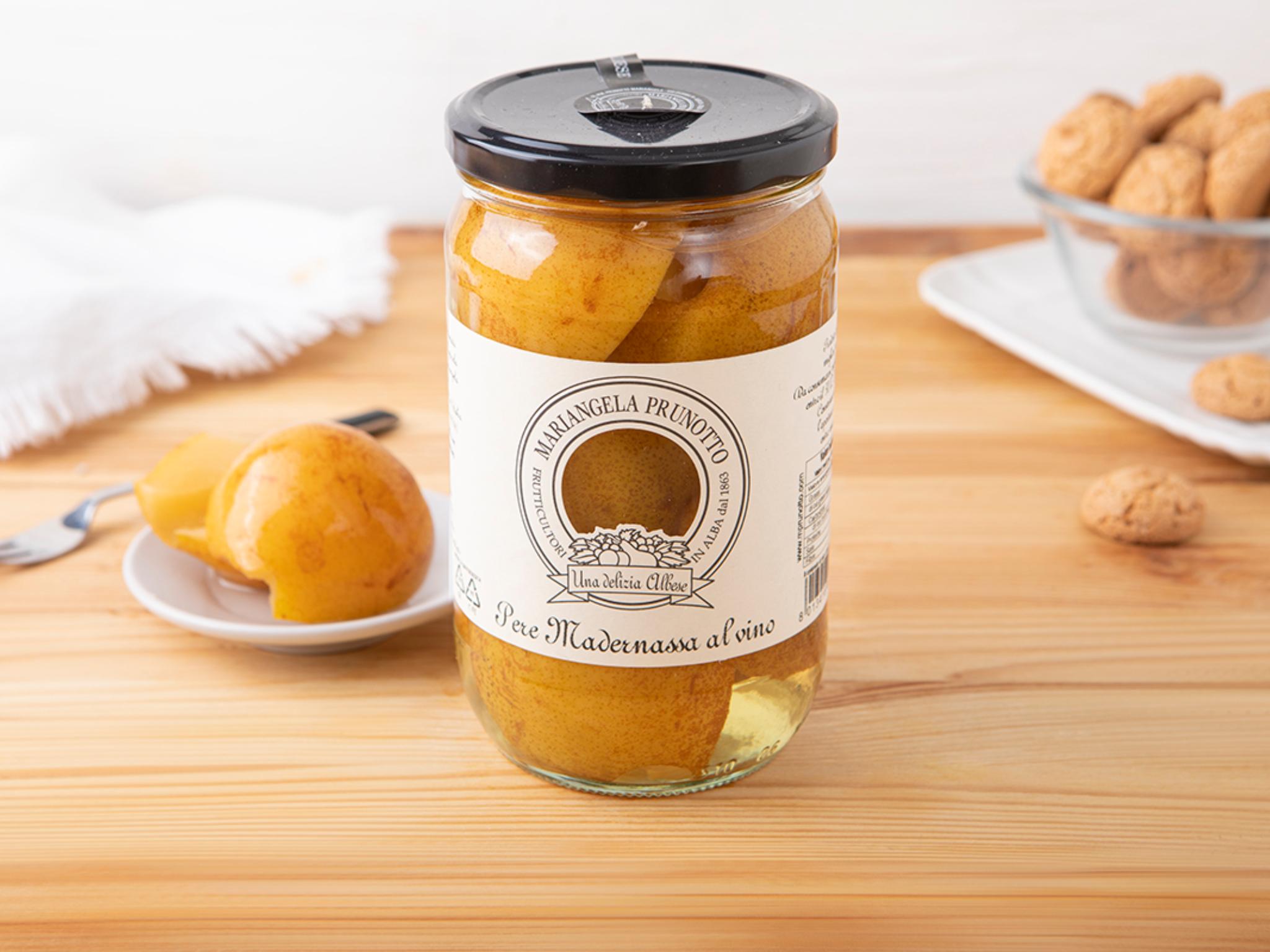 Pere madernassa sciroppate al Moscato