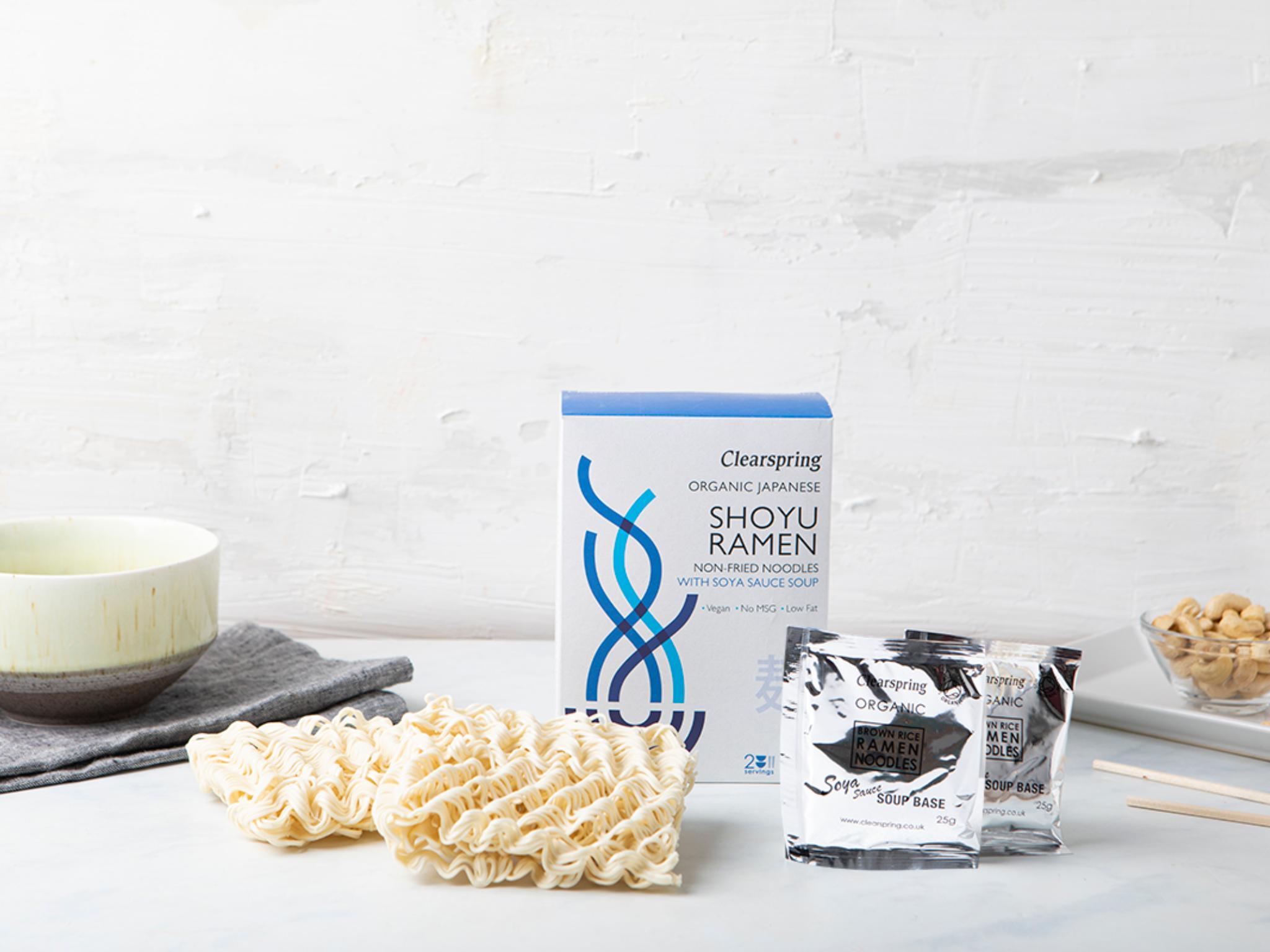 Shoyu ramen istantaneo con noodles BIO
