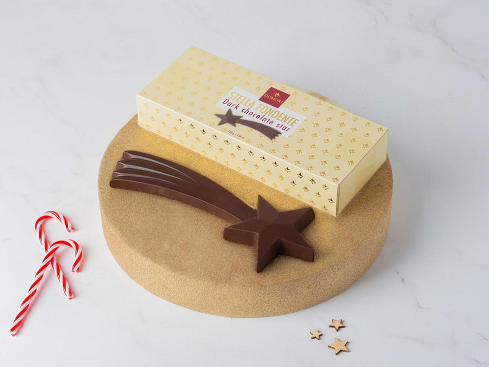 Stella di cioccolato fondente