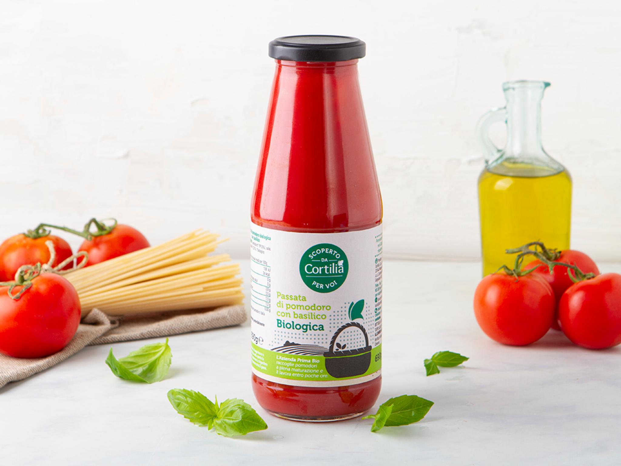 Passata di pomodoro con basilico BIO