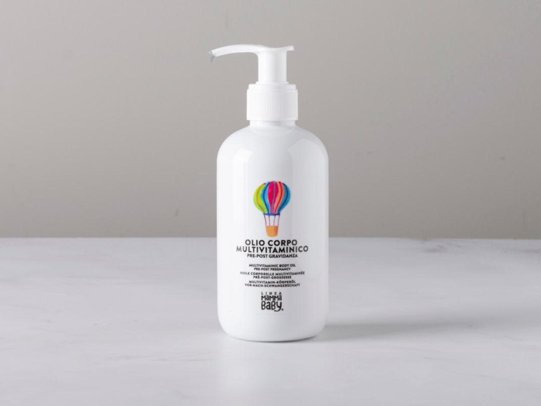 Olio corpo pre-post gravidanza