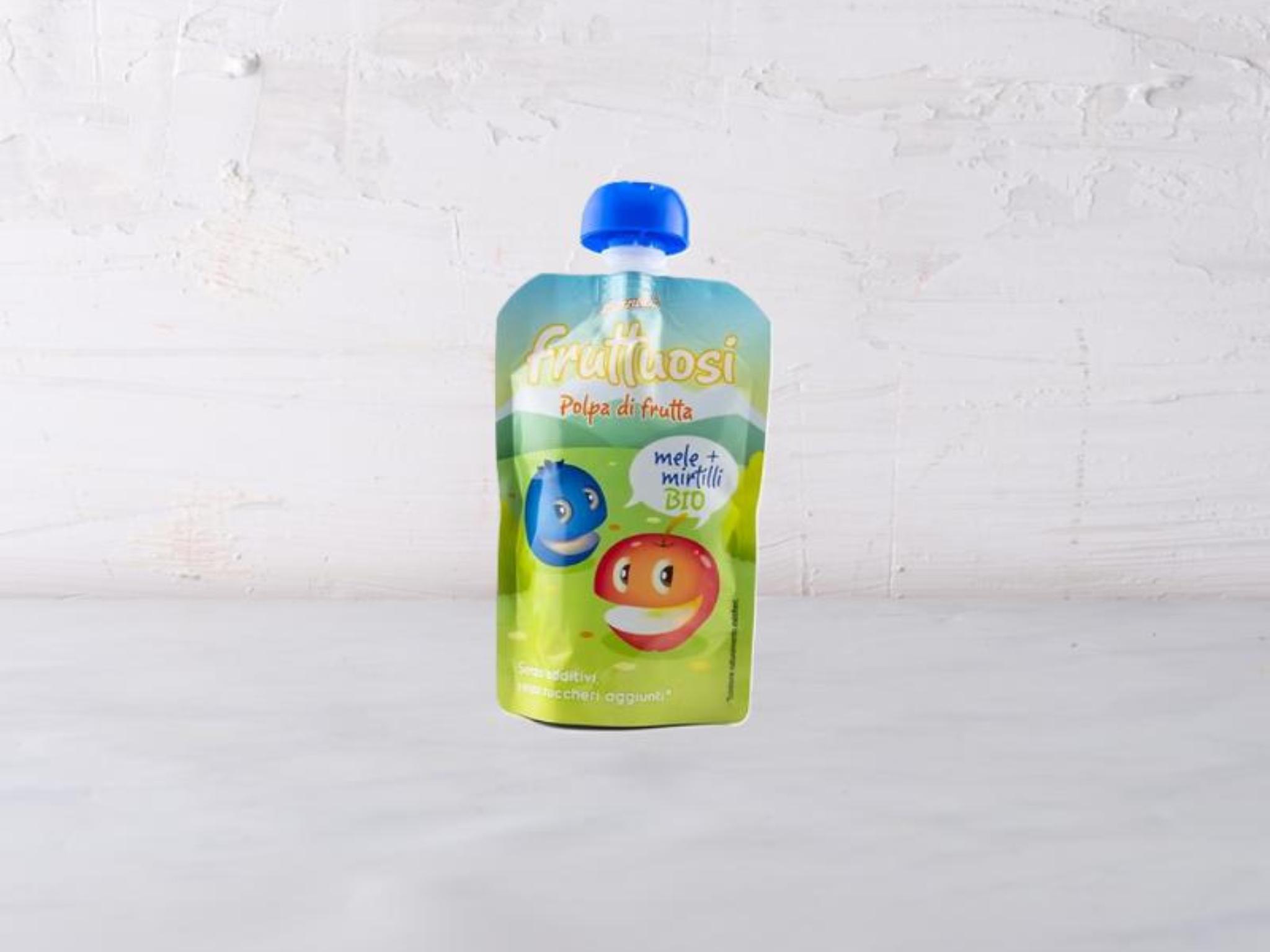 Polpa di mela e mirtillo BIO