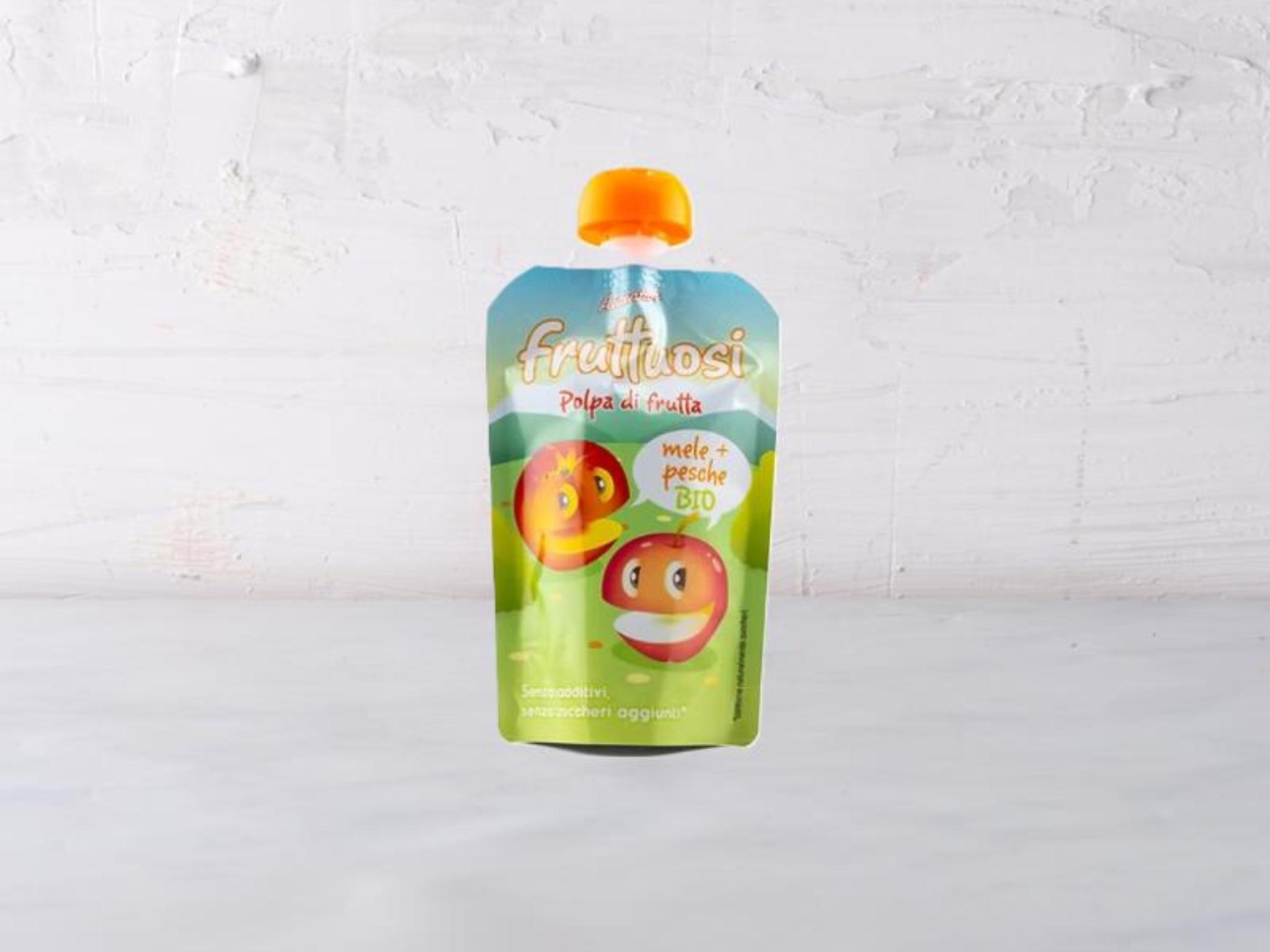 Polpa mela e pesca BIO