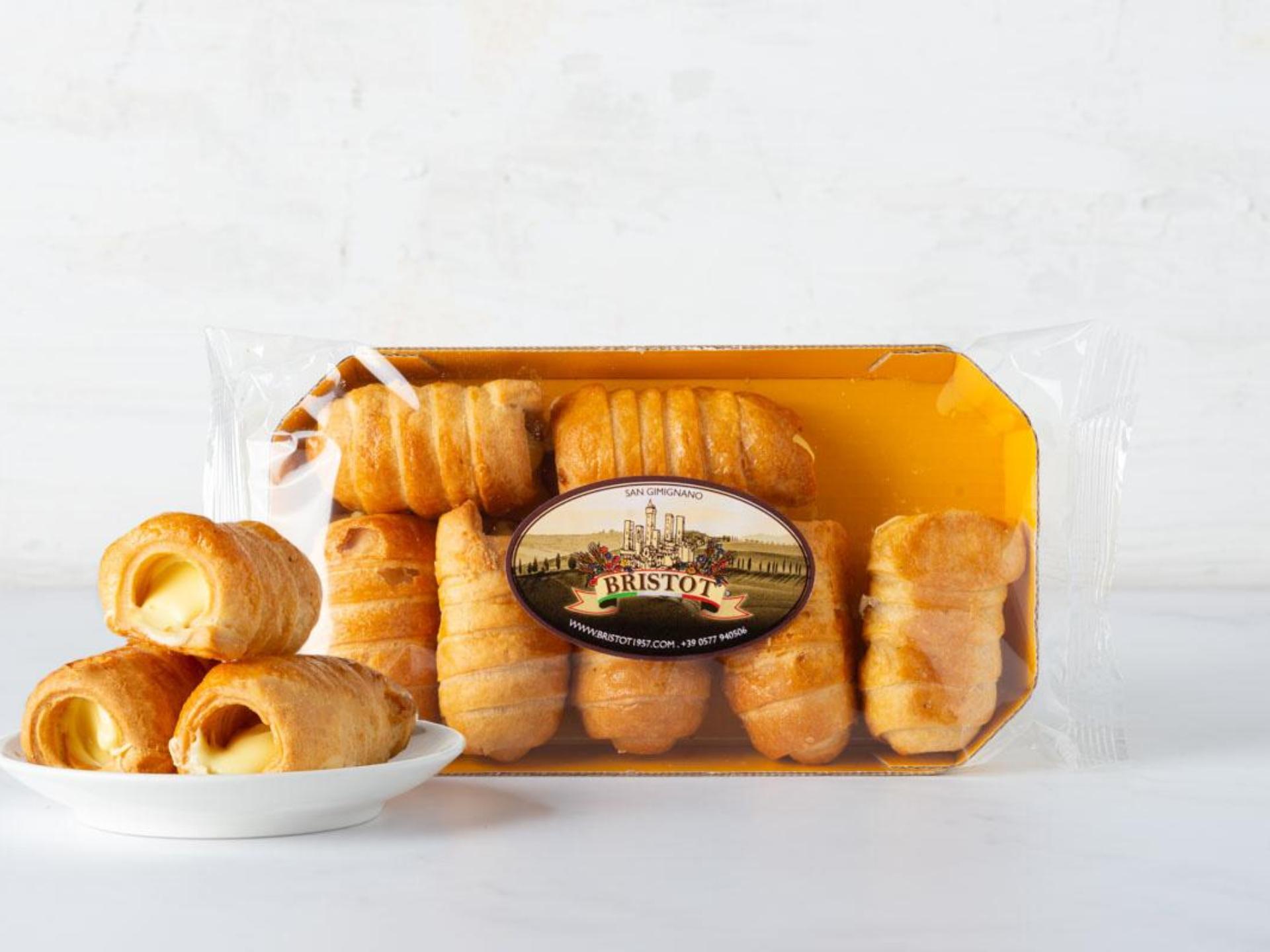 Cannoncini alla crema pasticcera