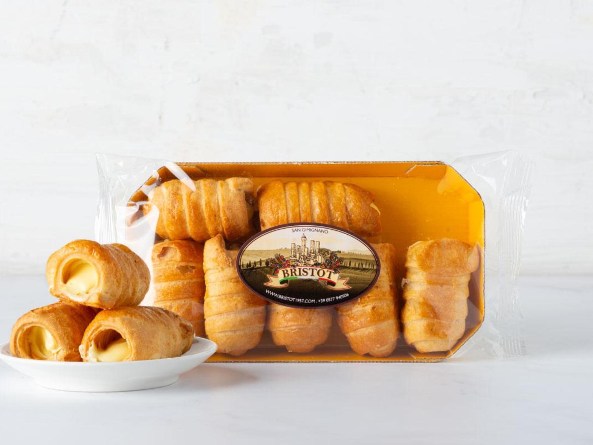 Cannoncini alla crema pasticcera