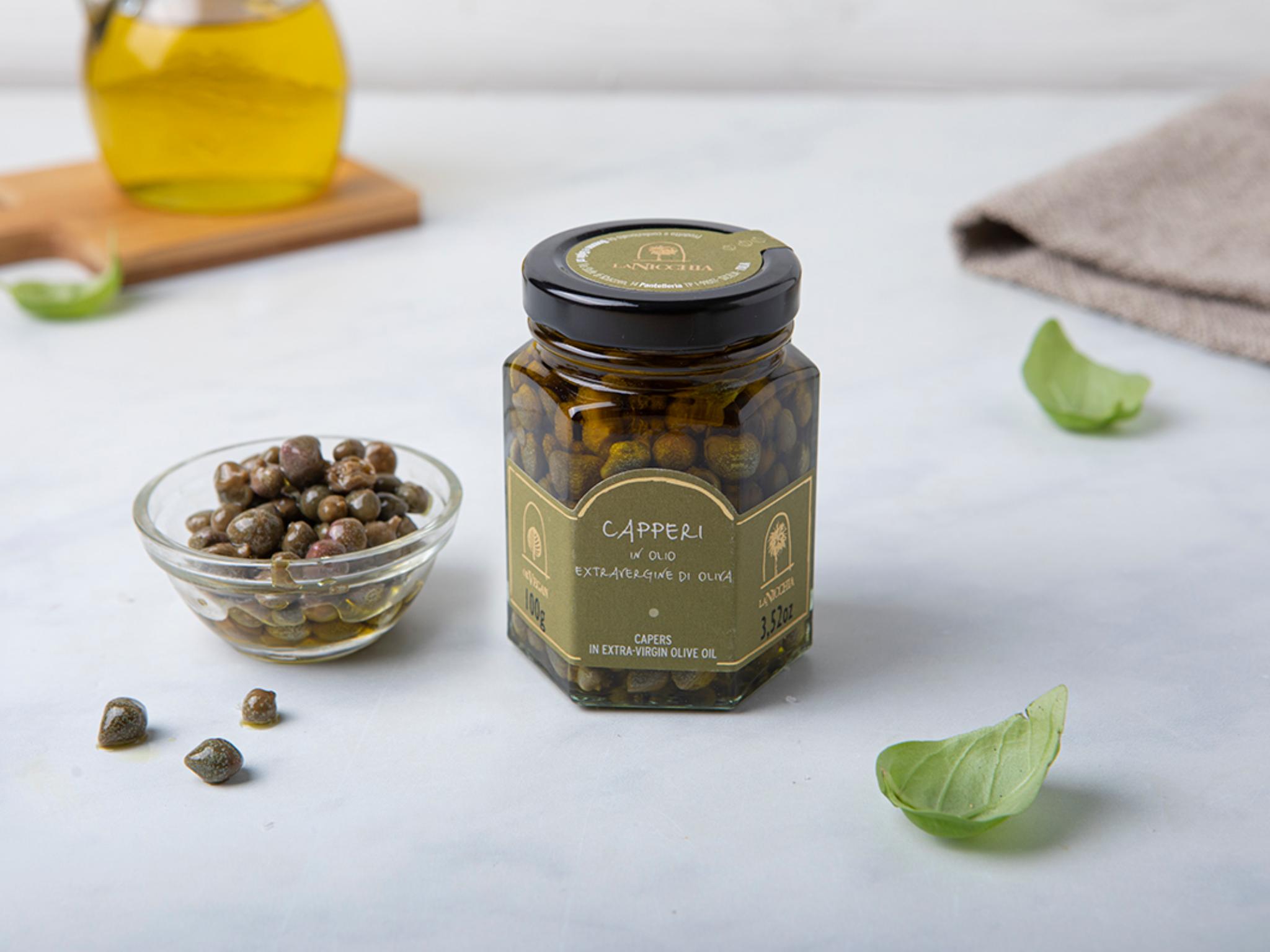 Capperi in olio extravergine d'oliva