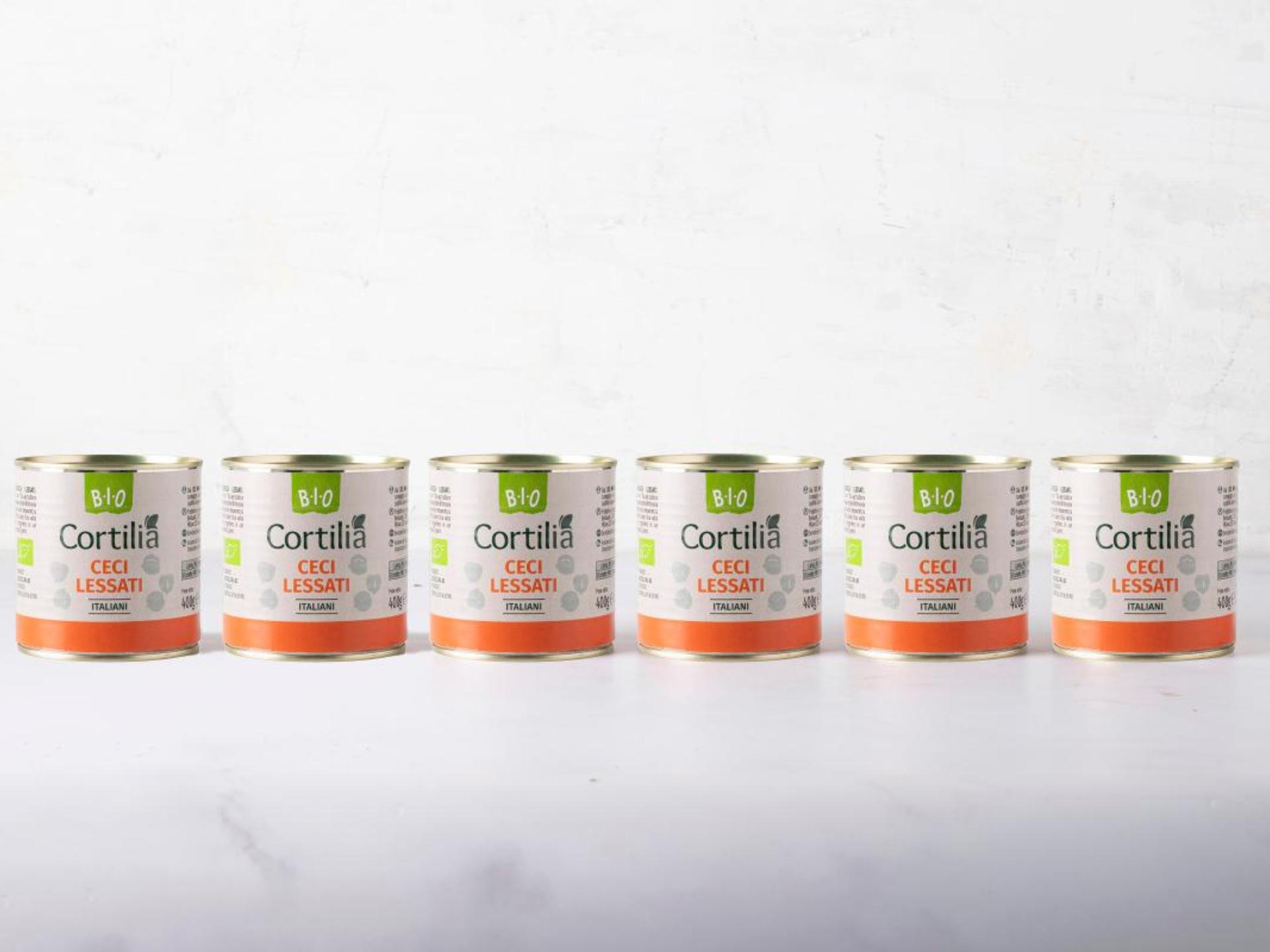 6 Ceci lessati in scatola BIO