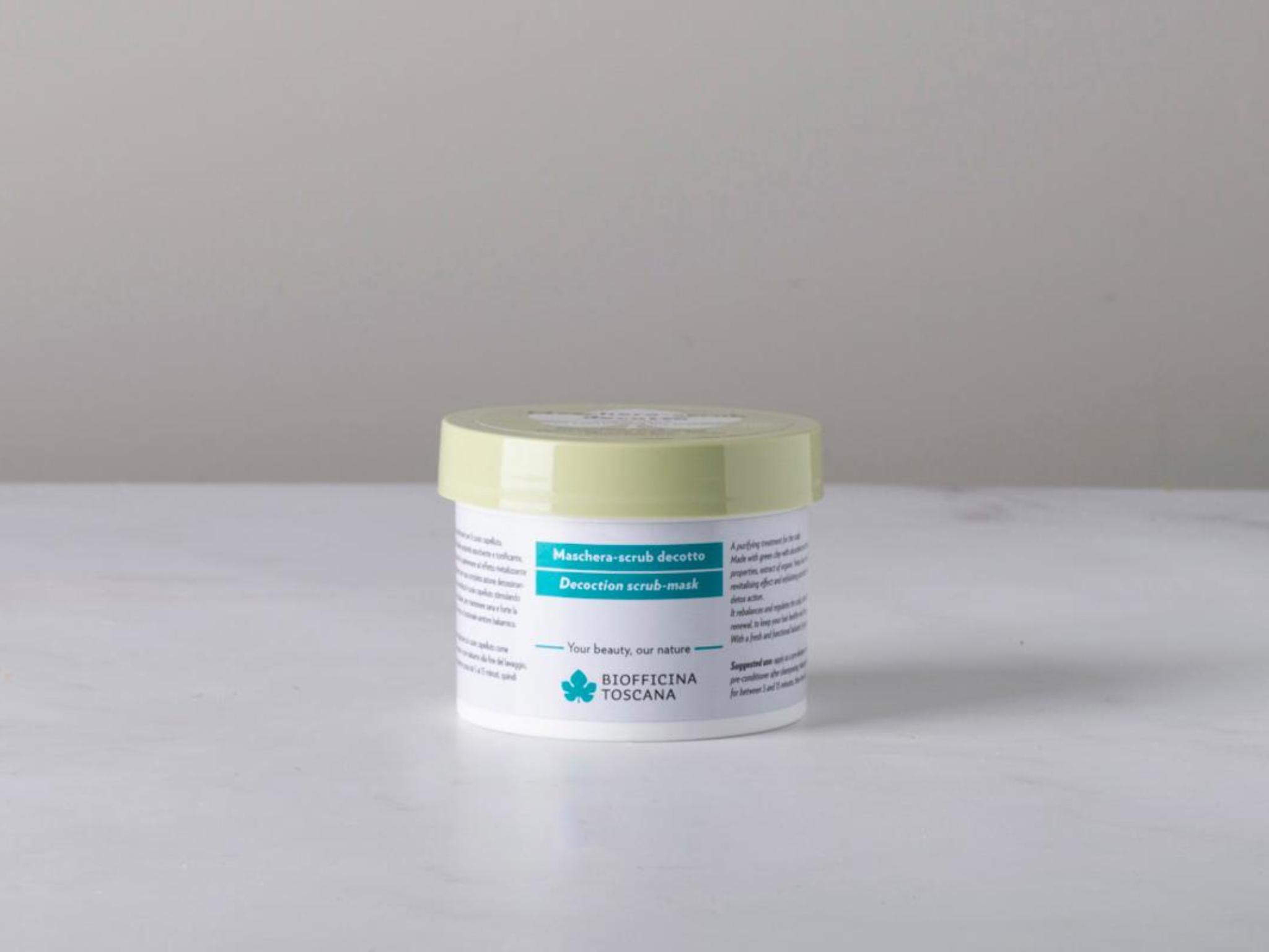 Maschera-scrub capelli argilla detox