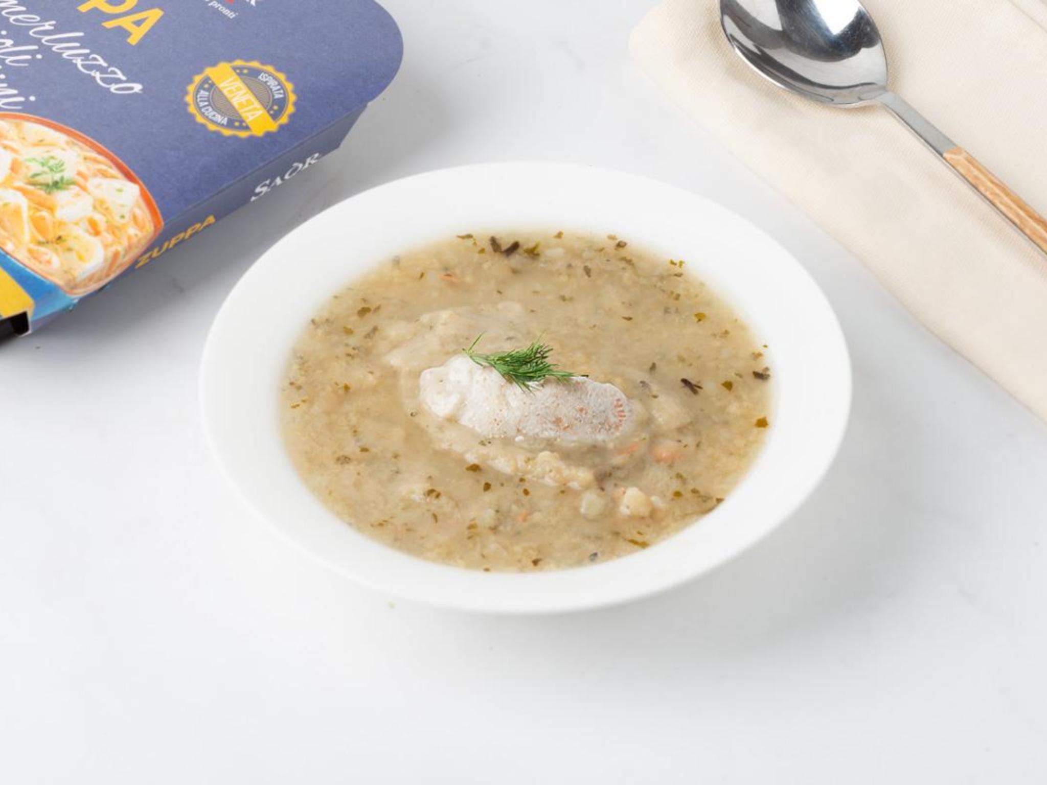 Zuppa merluzzo e cannellini