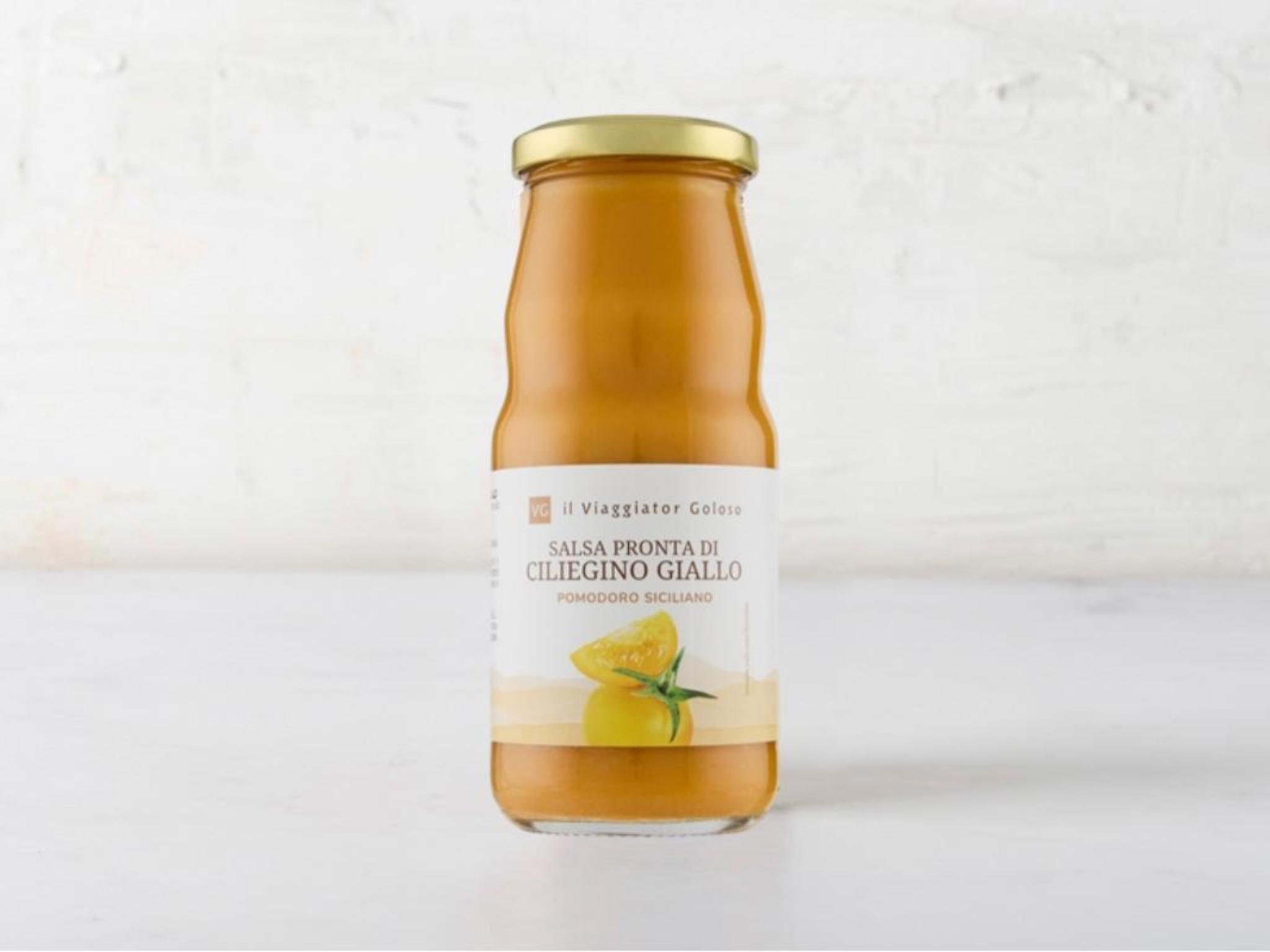 Salsa pronta di ciliegino giallo siciliano