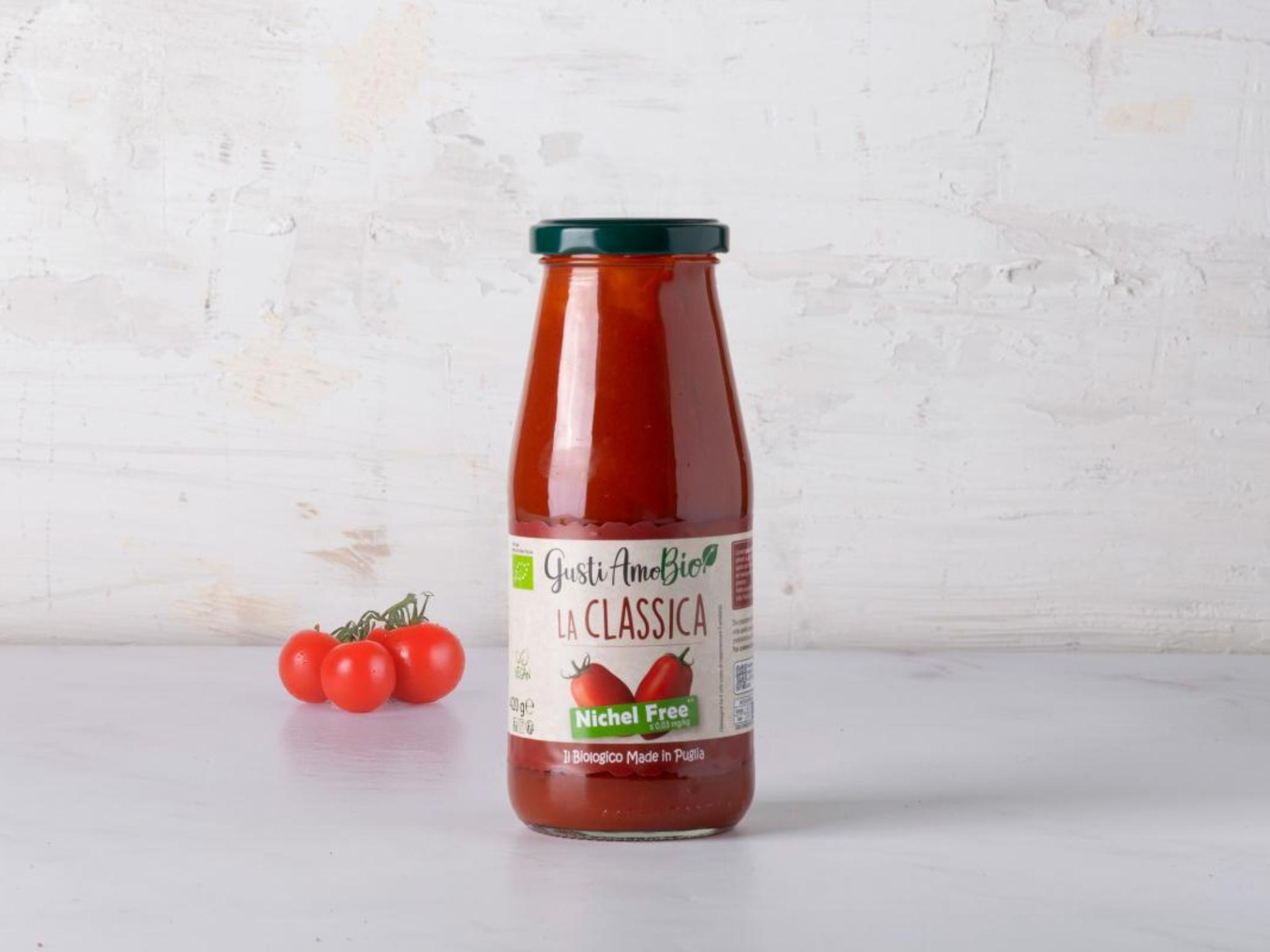 Passata di pomodoro nichel free BIO