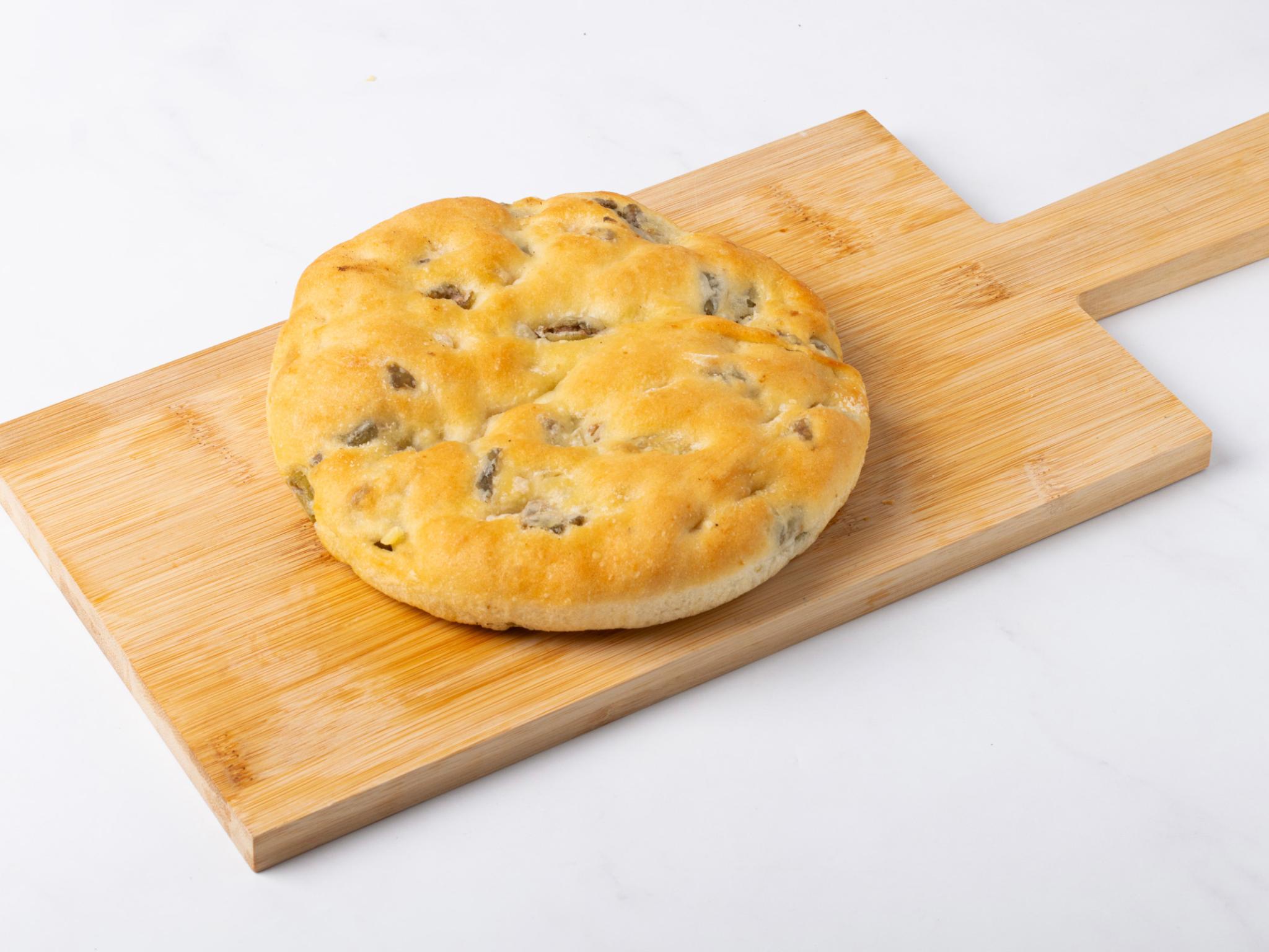 Focaccia con olive