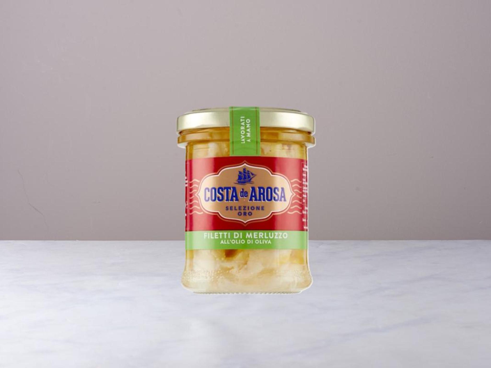 Filetti di merluzzo in olio di oliva