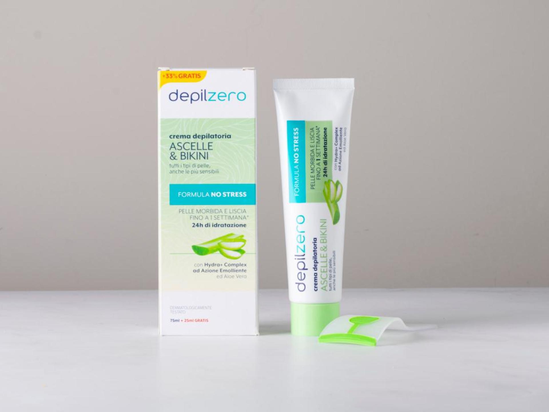 Crema depilatoria ascelle e bikini