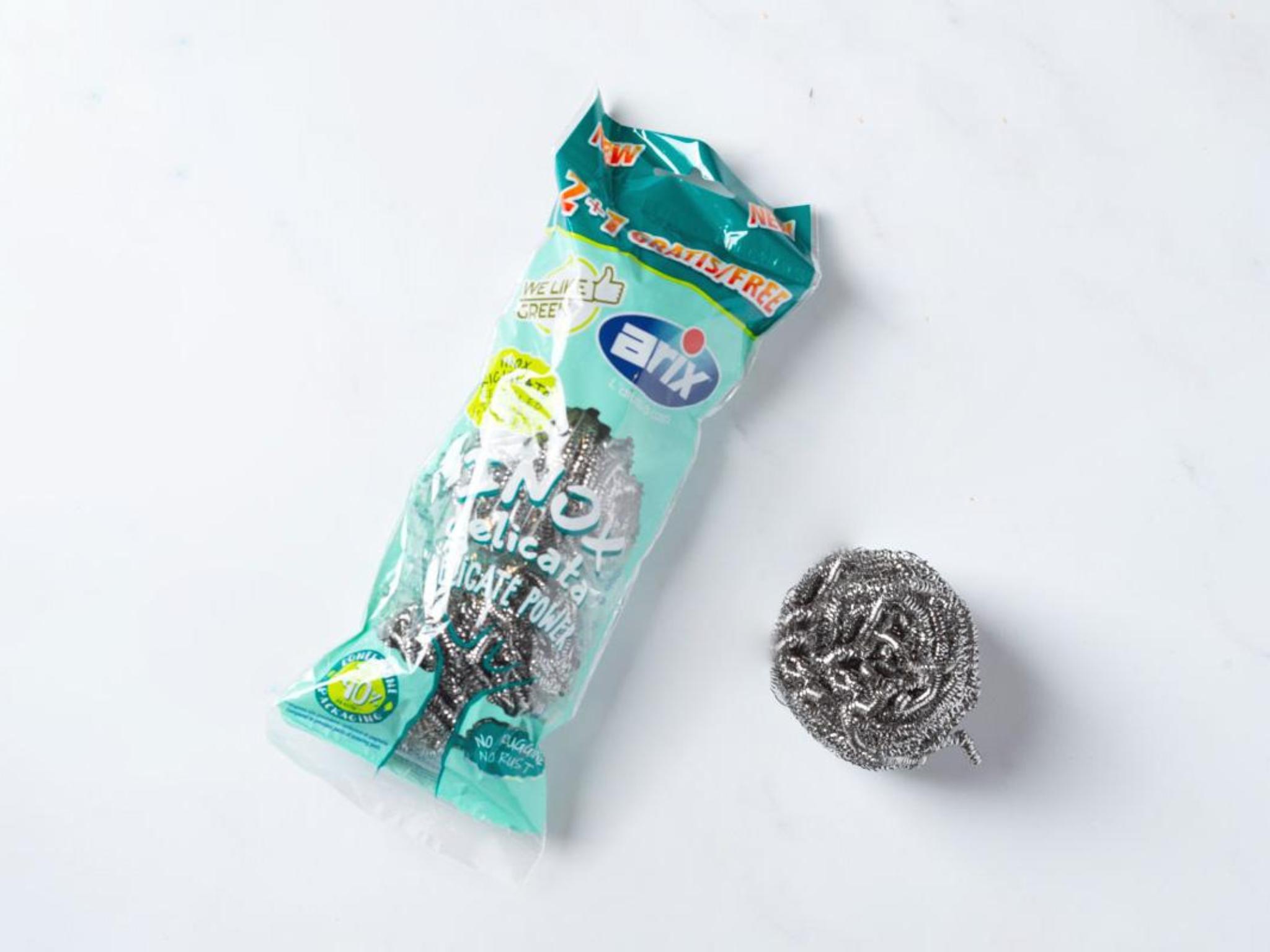 3 Pagliette in acciaio riciclato