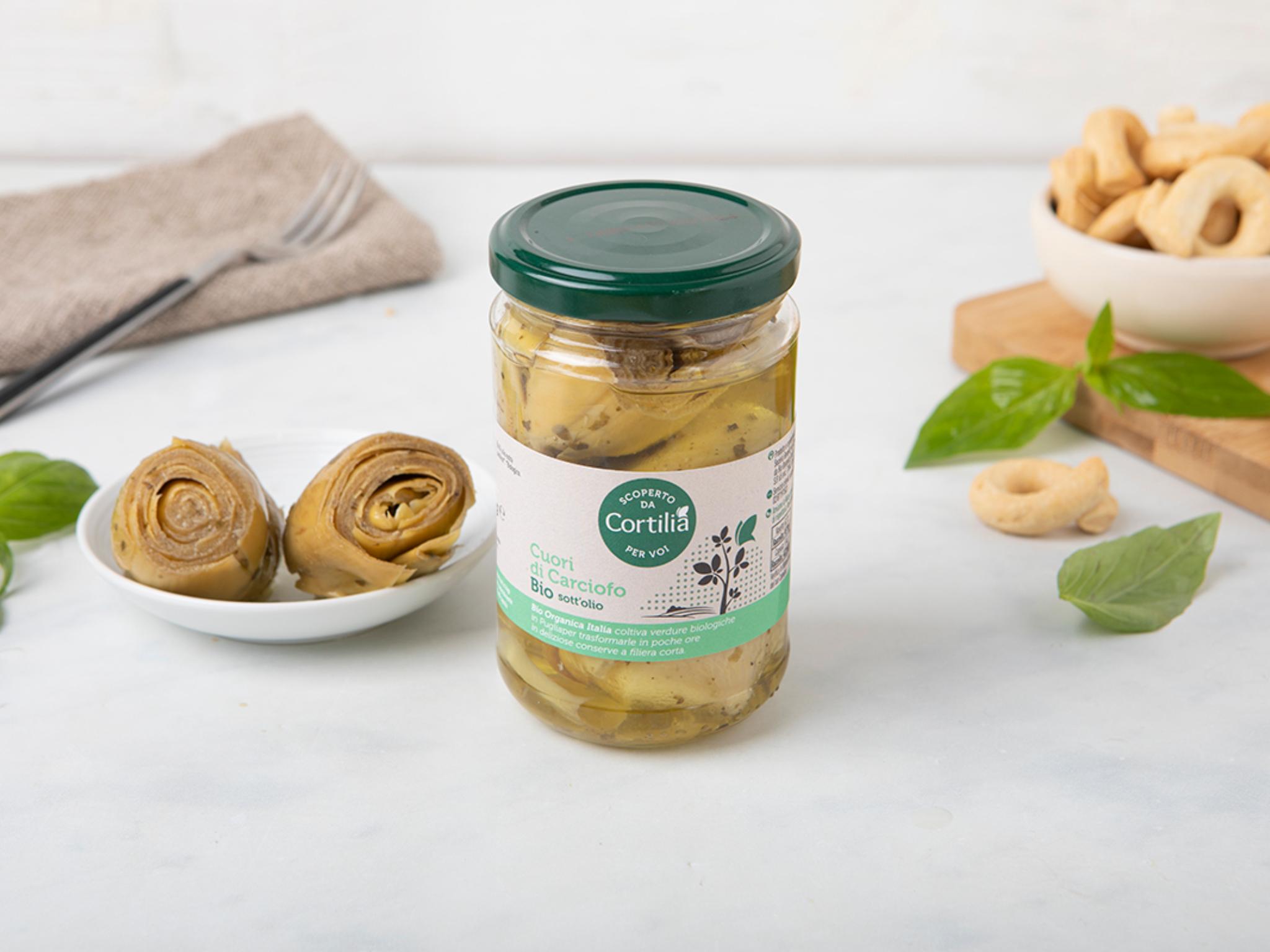 Carciofi a spicchi sott'olio BIO