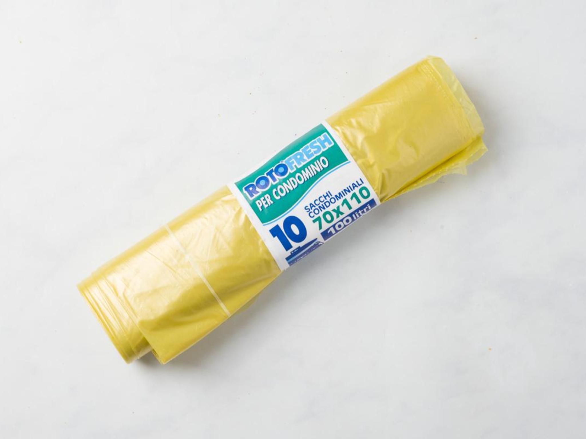 Sacchi raccolta differenziata gialli condominiali