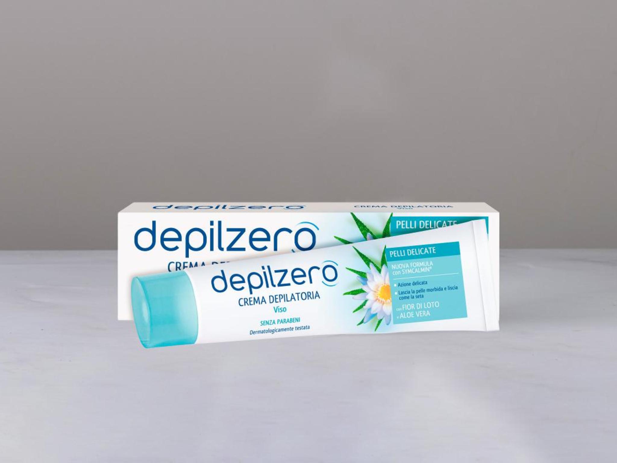 Crema depilatoria per viso