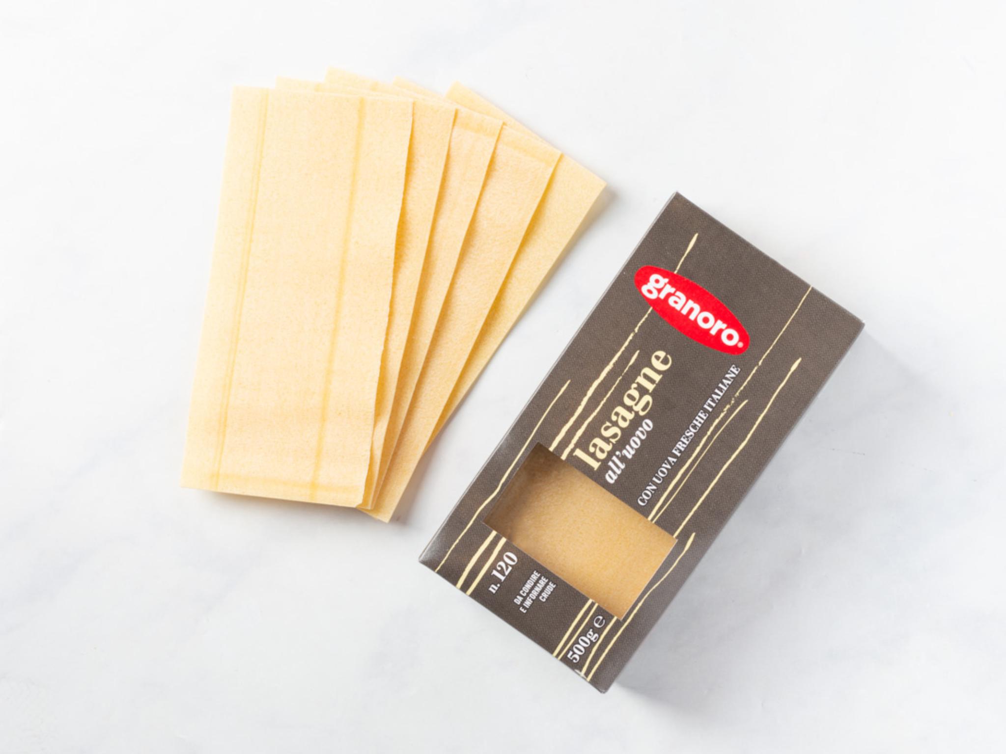 Sfoglia per lasagne all'uovo