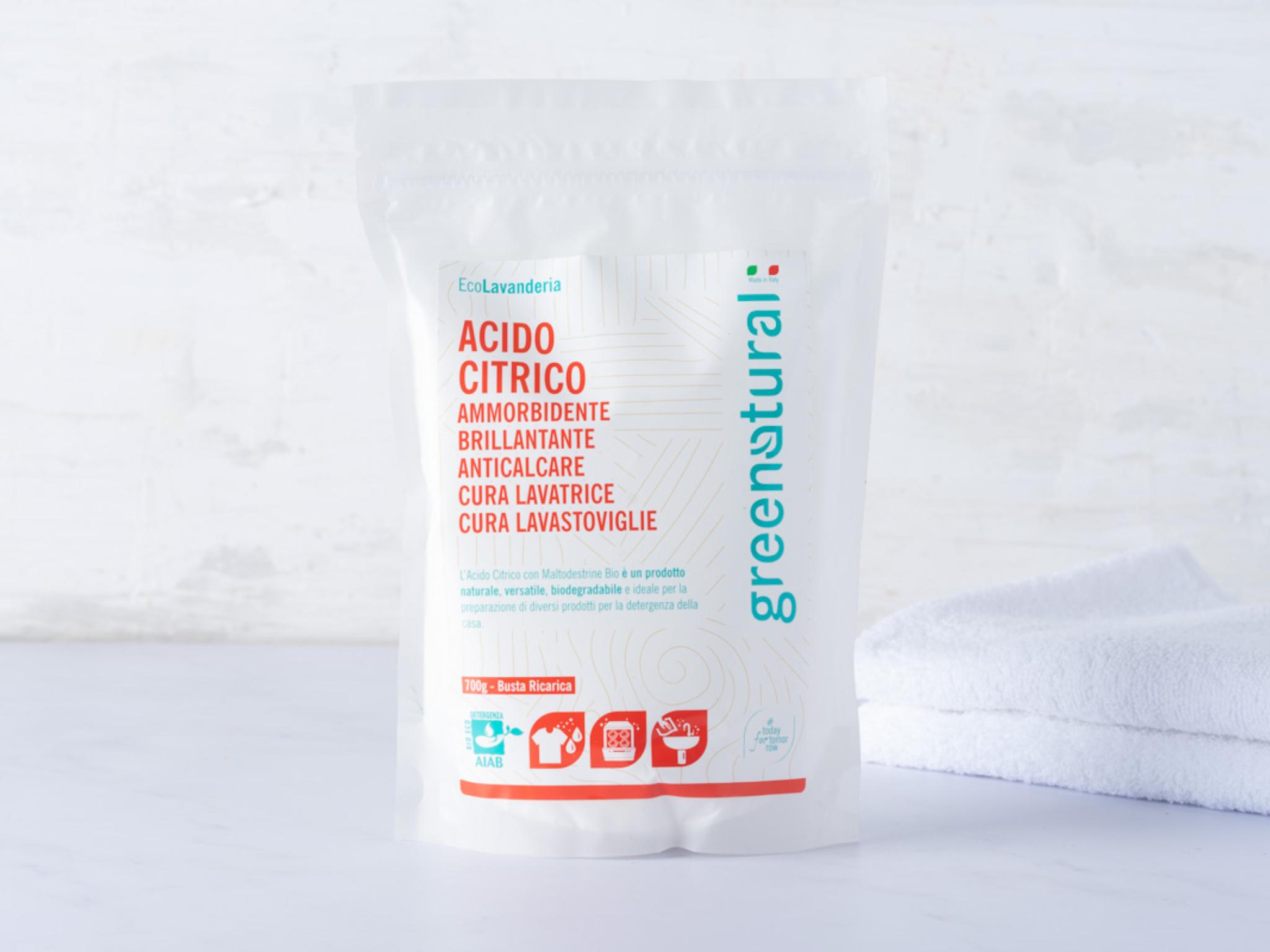 Acido citrico in busta richiudibile