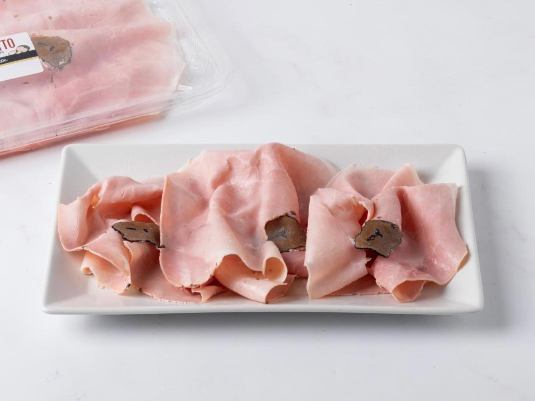 Prosciutto cotto con tartufo nero