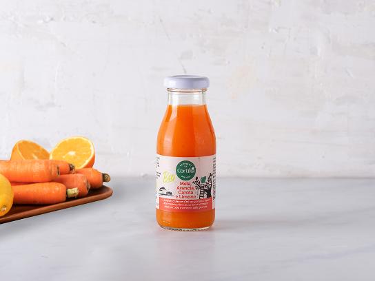 Bevanda arancia, carota e limone BIO