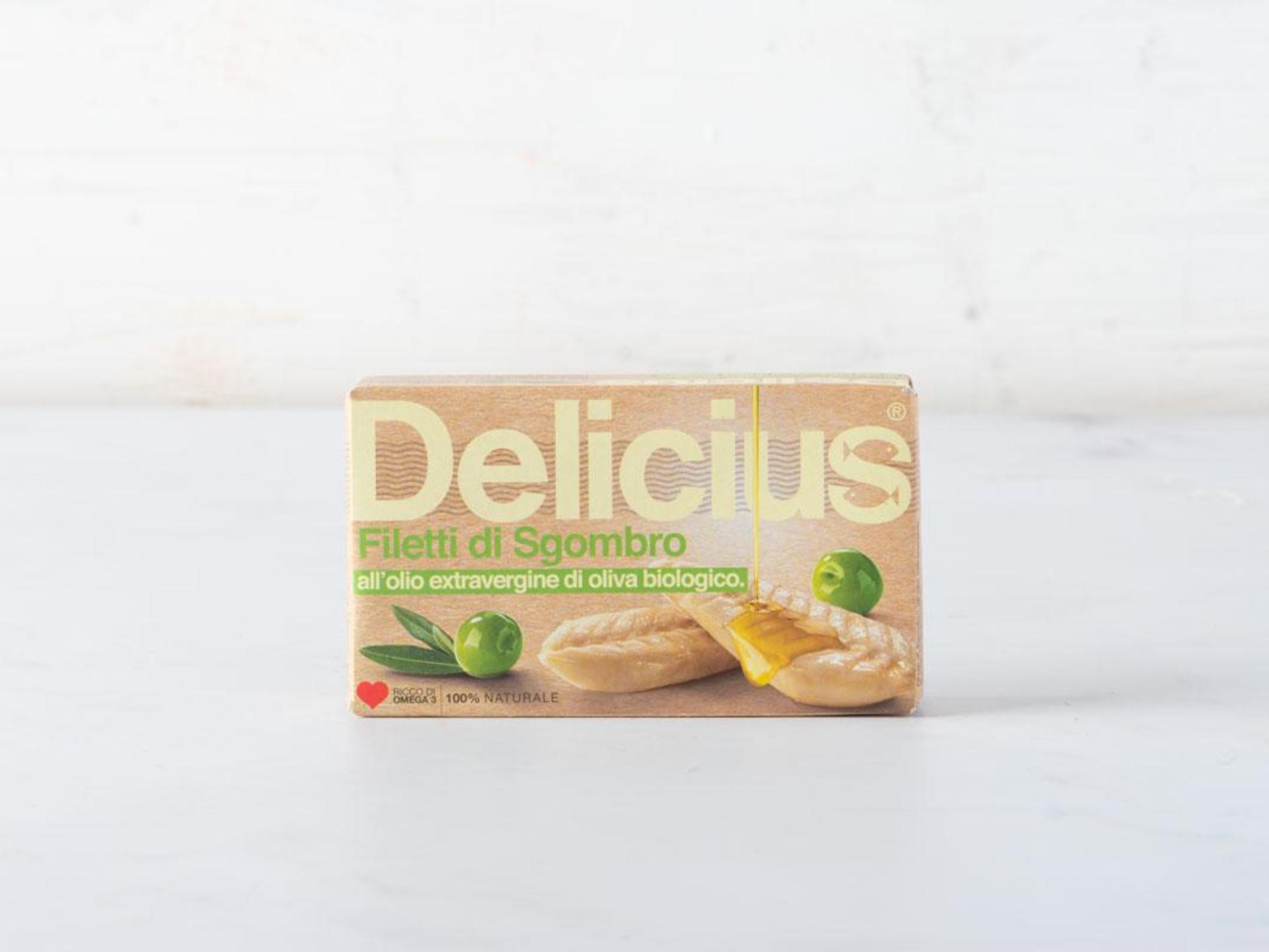 Filetti di sgombro in olio extra vergine d'oliva BIO