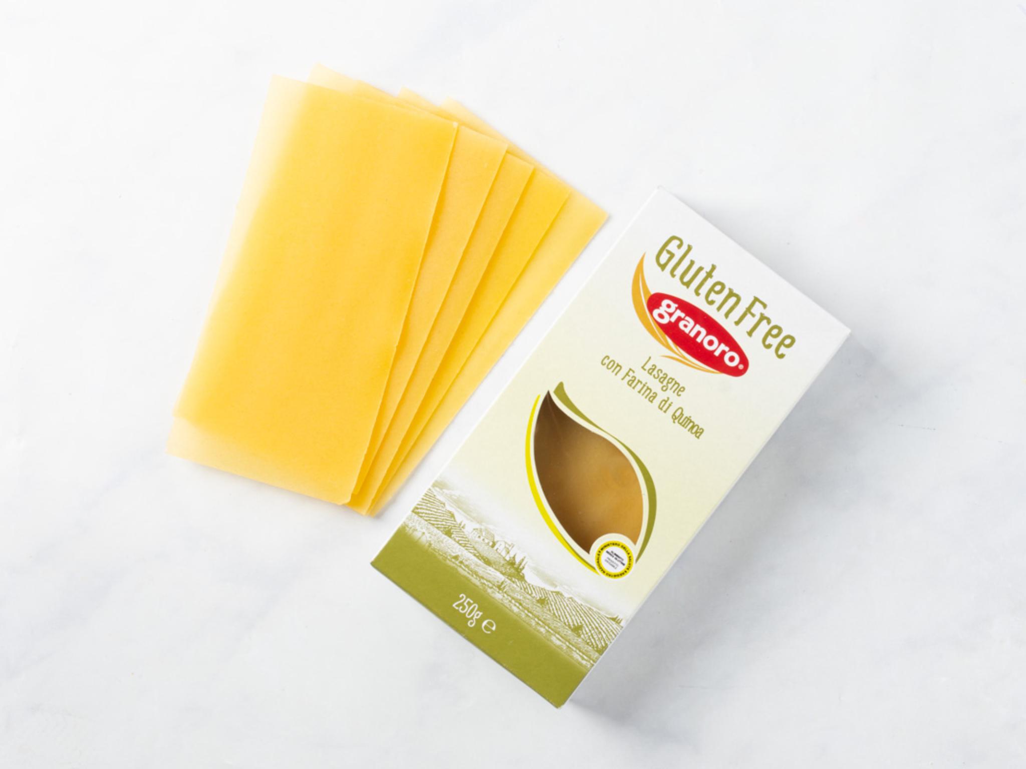 Sfoglia per lasagne con farina di Quinoa Gluten free