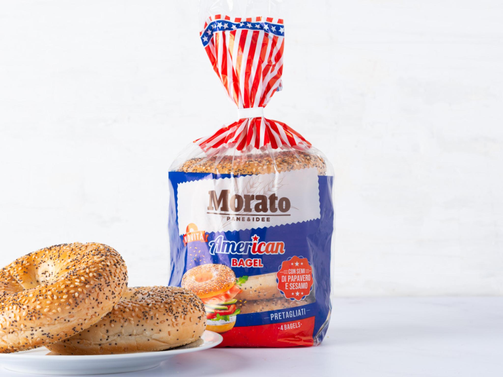 Pane per bagel al sesamo
