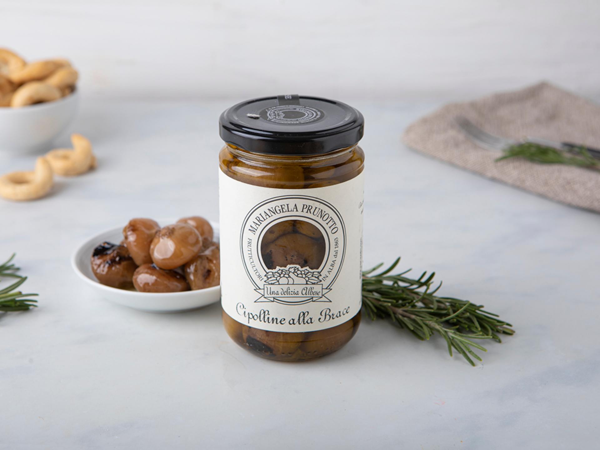 Cipolline alla brace sott'olio