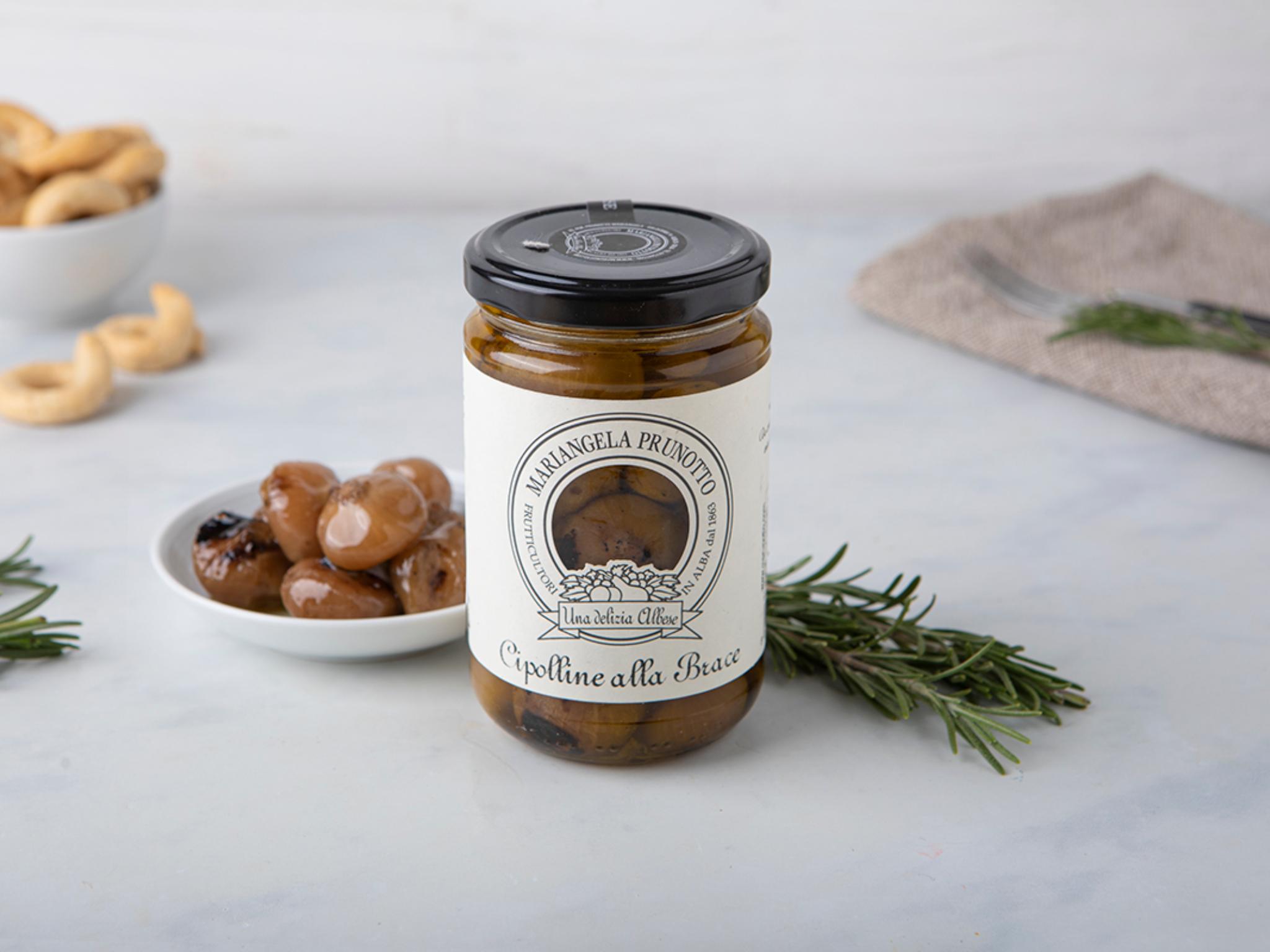 Cipolline alla brace sott'olio