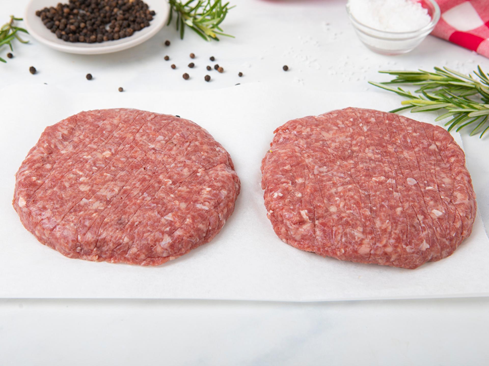 2 hamburger di fassone piemontese BIO