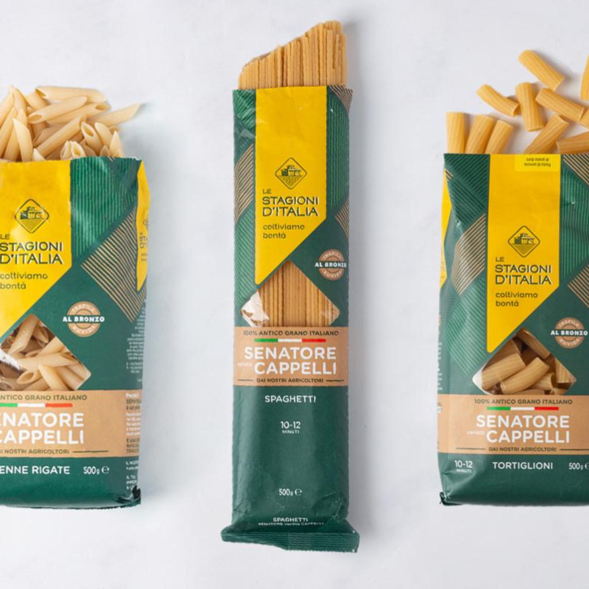 Dispensa di pasta di grano Senatore Cappelli
