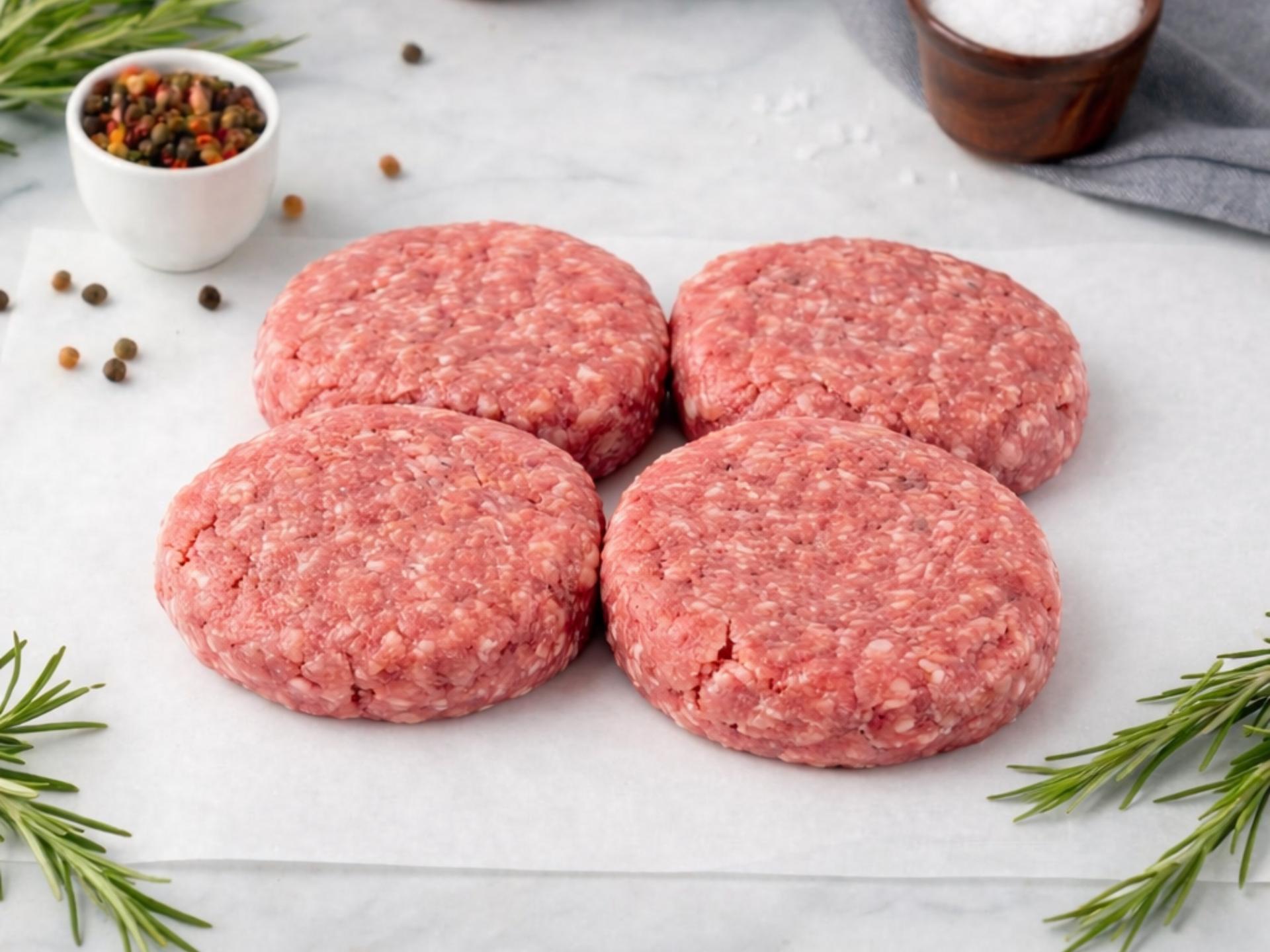 4 Hamburger di vitello