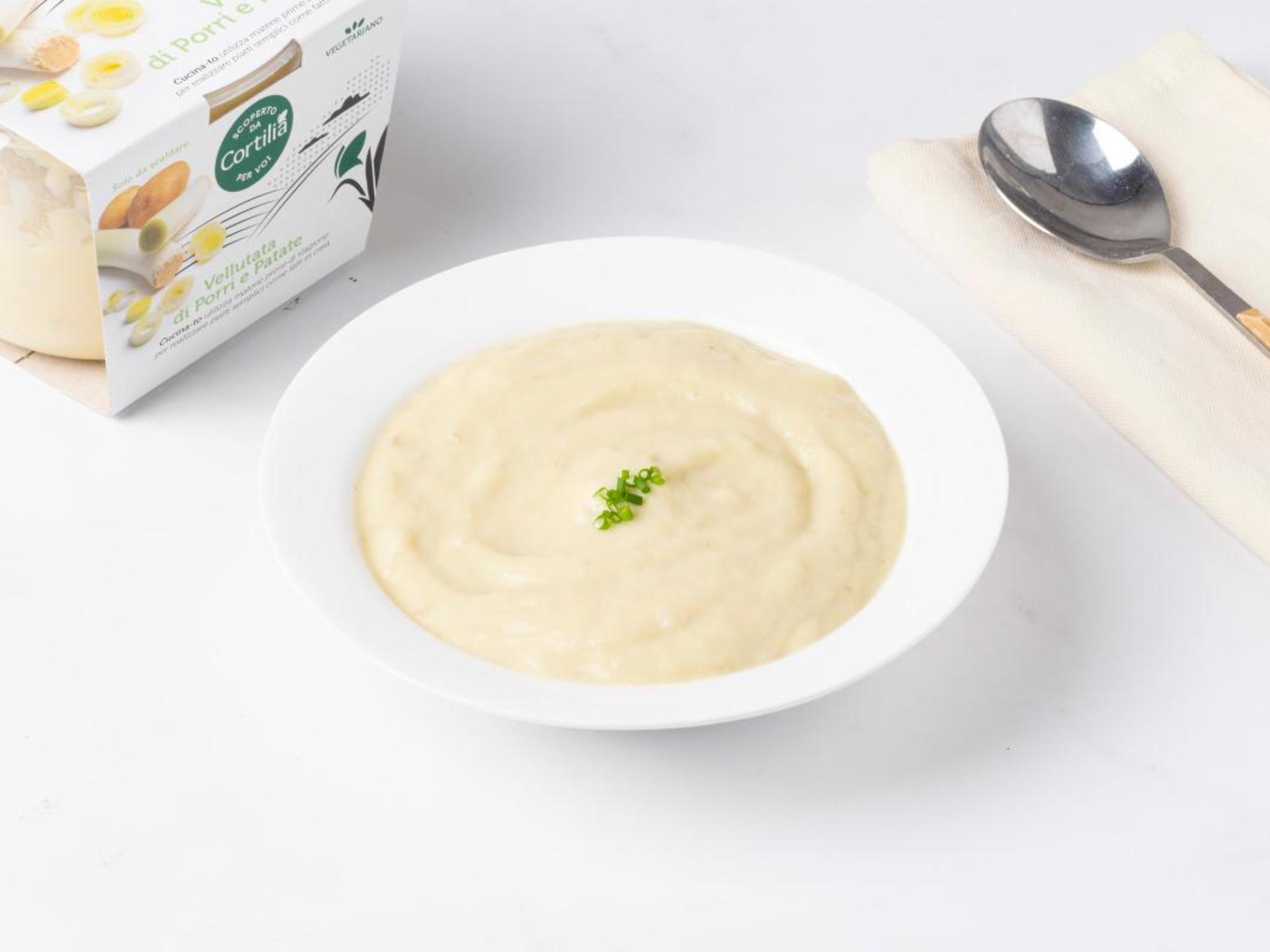 Vellutata di porri e patate