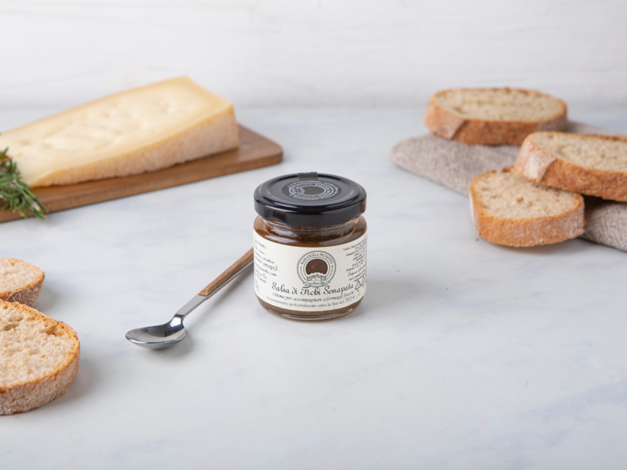 Salsa senapata ai fichi per formaggi