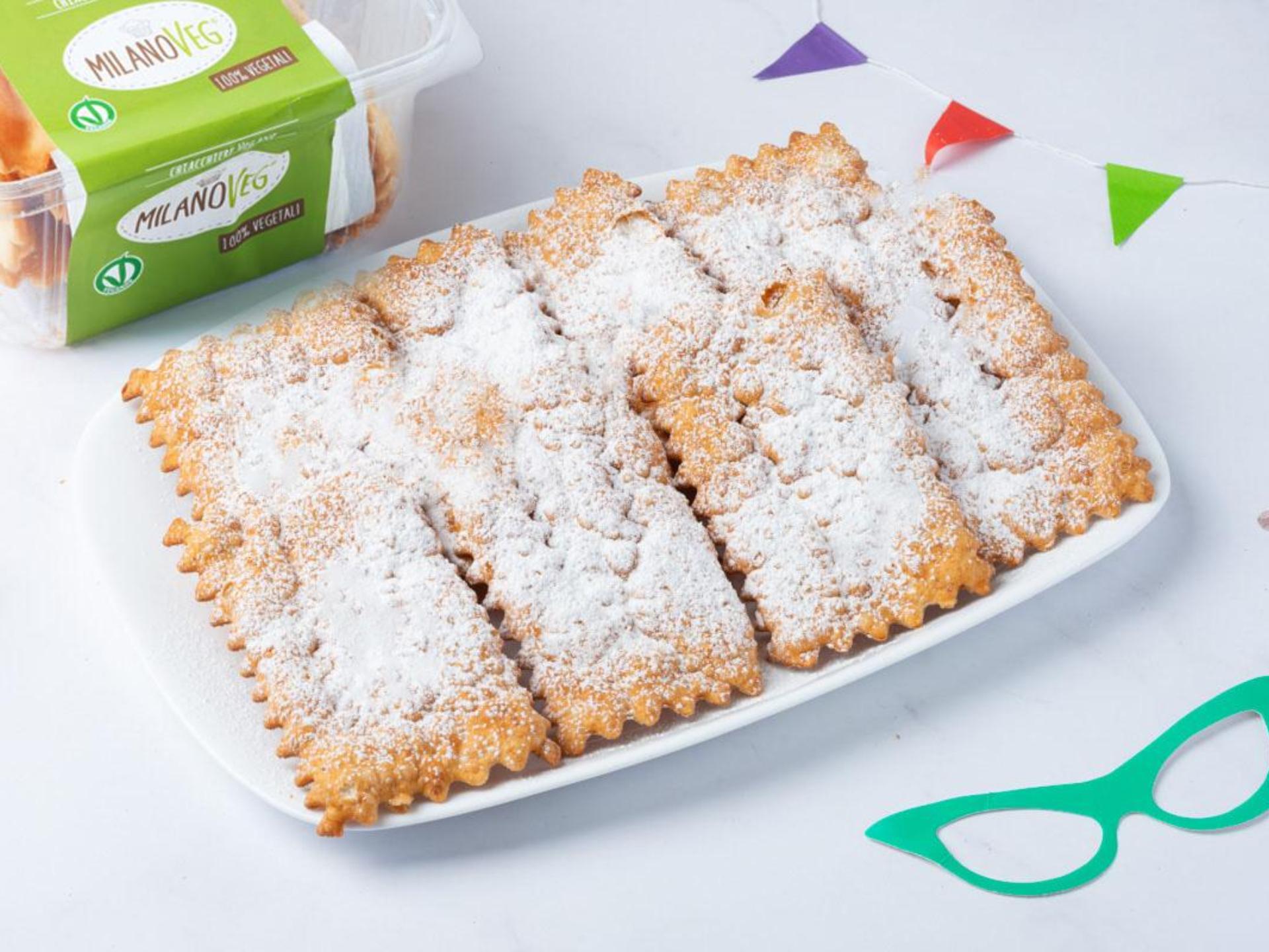 Chiacchiere classiche vegane