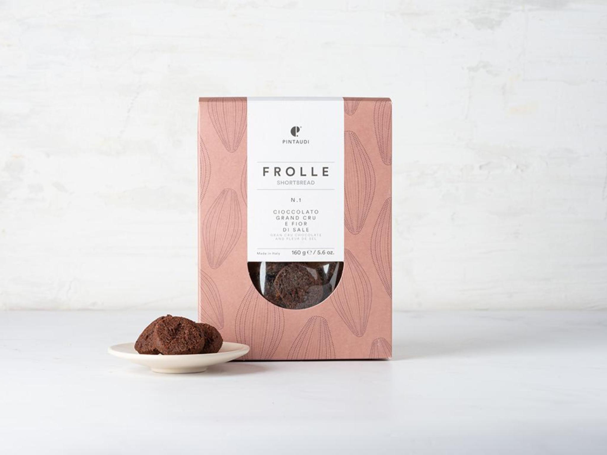 Frolle al cioccolato gran cru e fior di sale