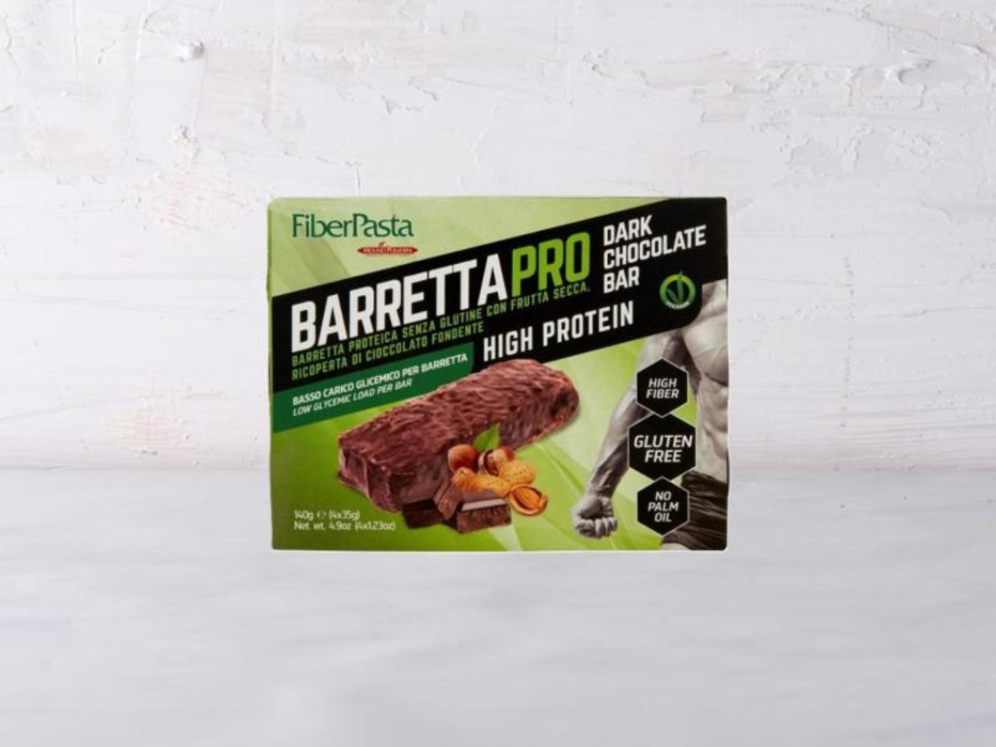 Barretta proteica con cioccolato fondente