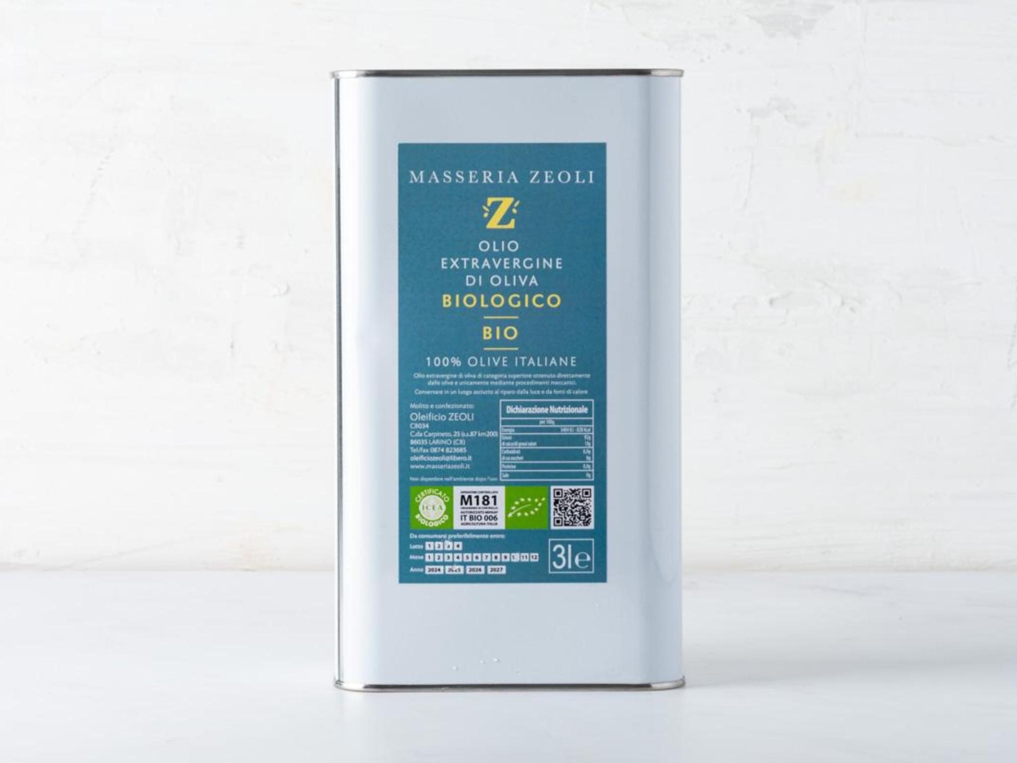 Olio EVO BIO Masseria Zeoli in latta