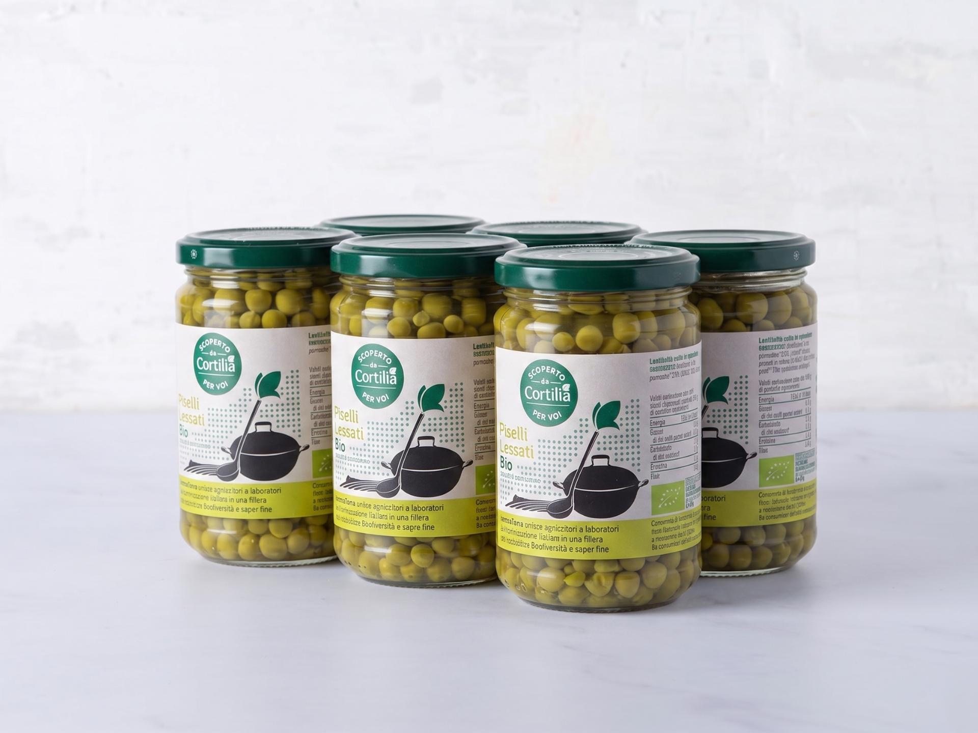 6 x Piselli cotti BIO