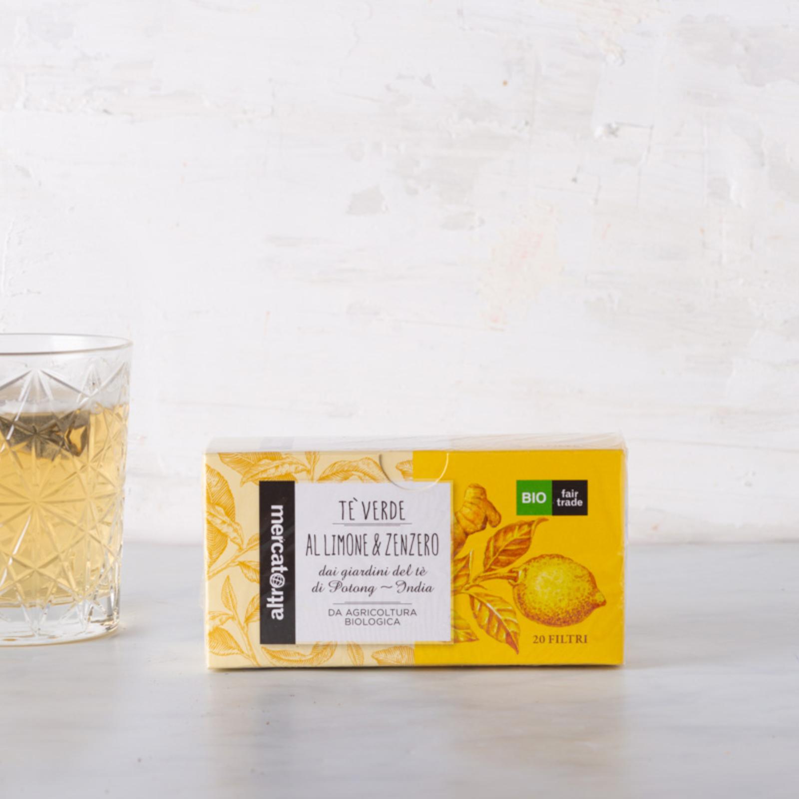Tè verde limone e zenzero BIO