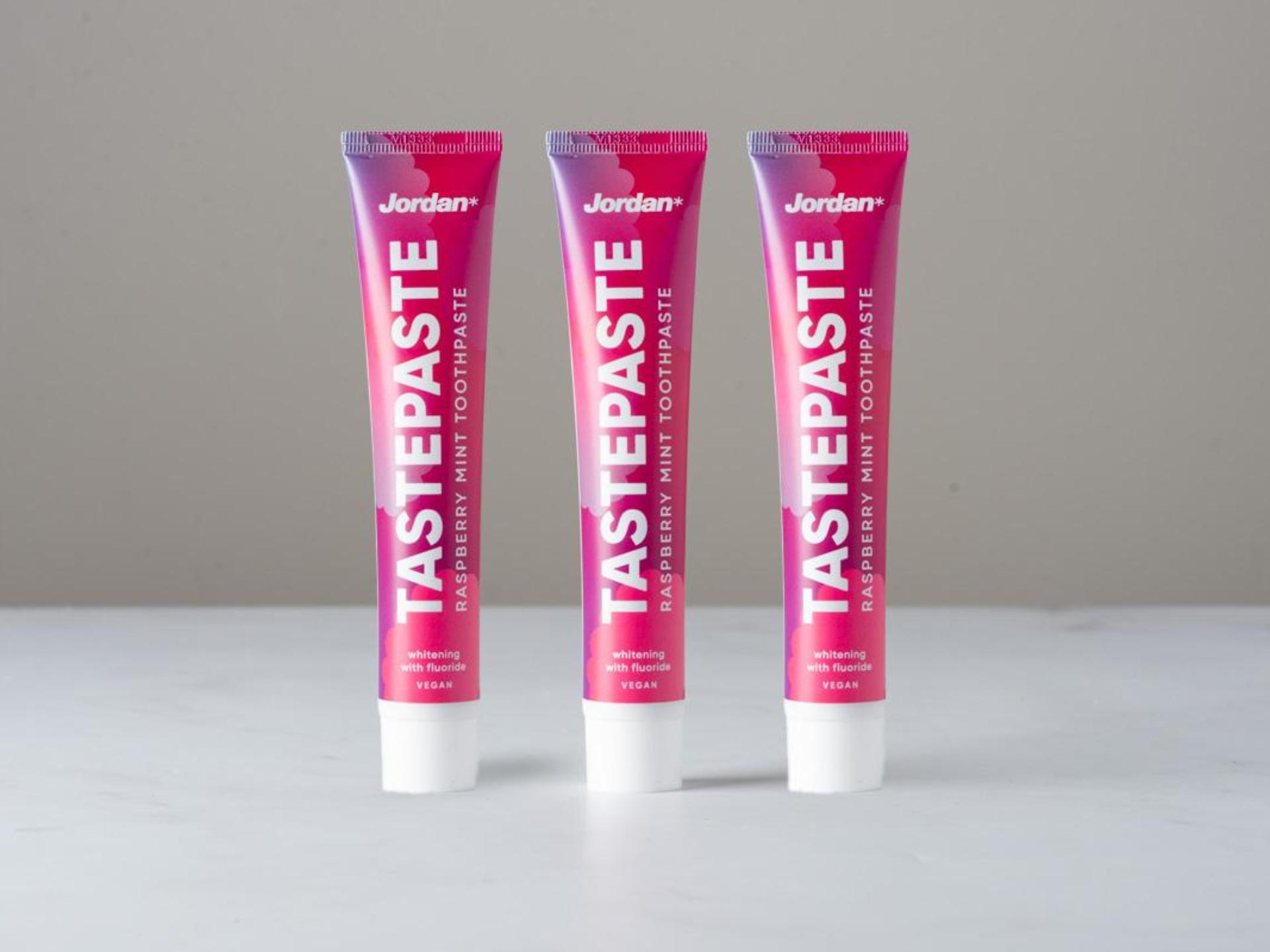 3 dentifrici sbiancanti lampone e menta