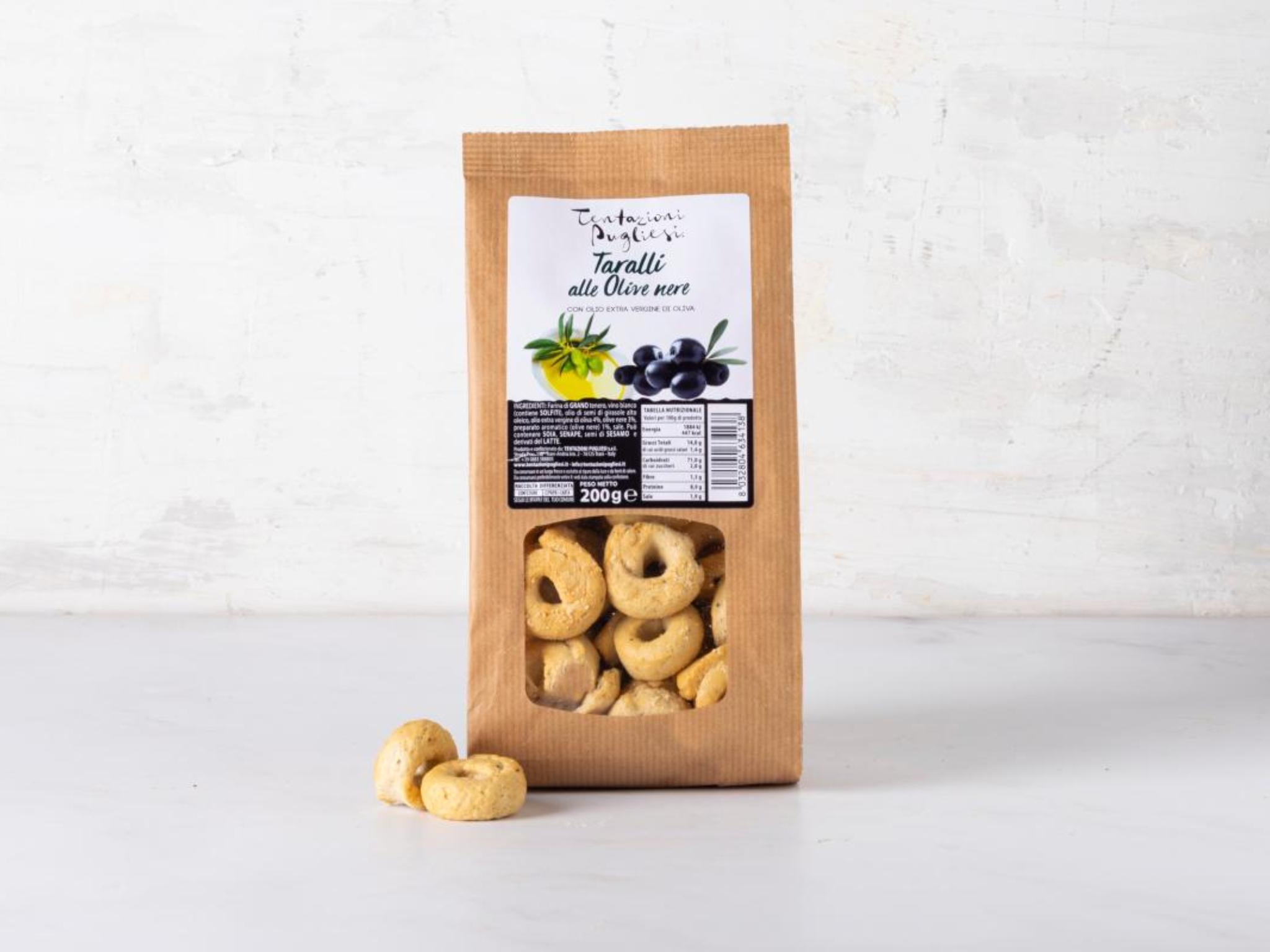 Taralli alle olive nere