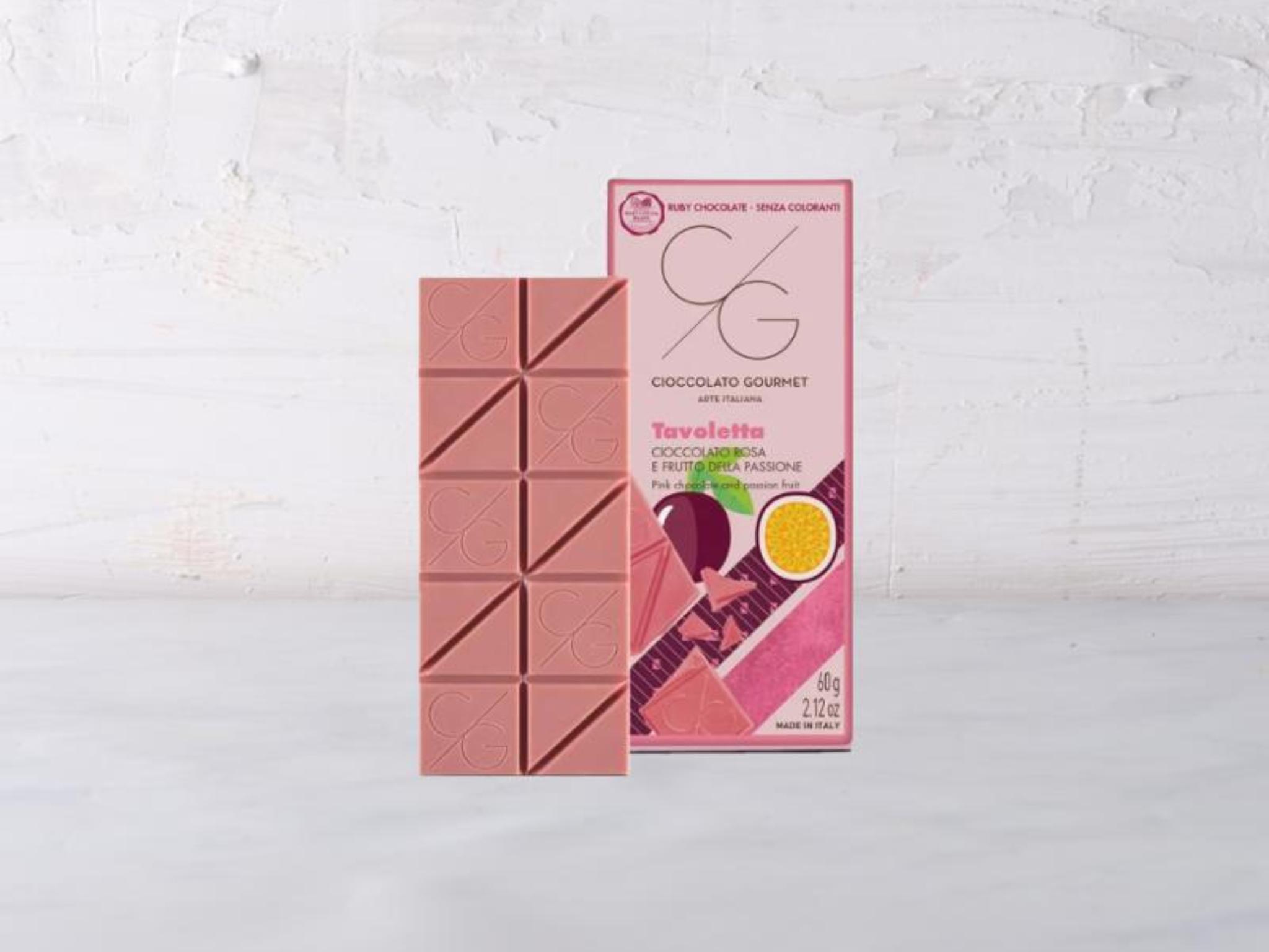 Cioccolato rosa e passion fruit