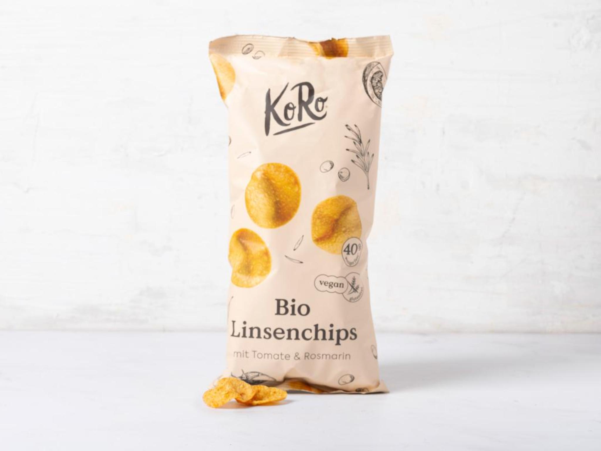 Chips di lenticchie al pomodoro e rosmarino BIO