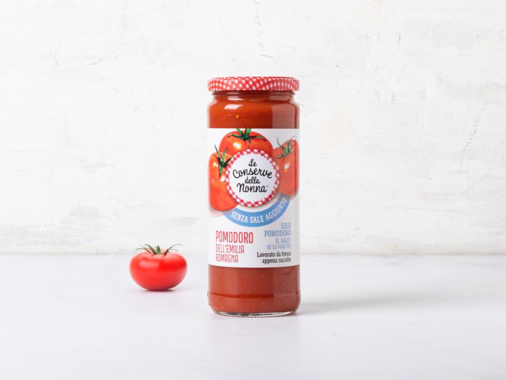 Passata di pomodoro dell'Emilia Romagna senza sale