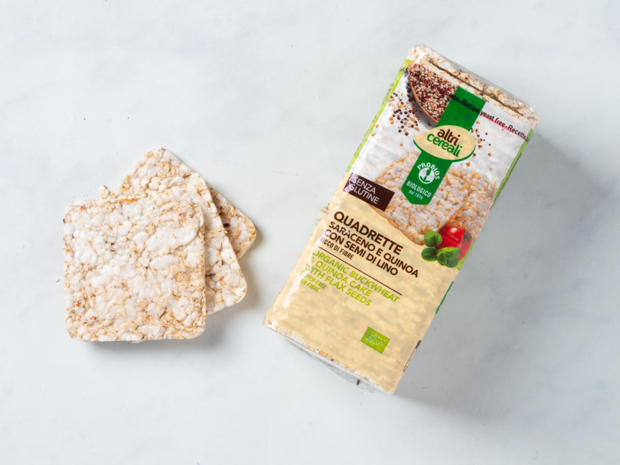 Gallette con grano saraceno e quinoa senza glutine BIO